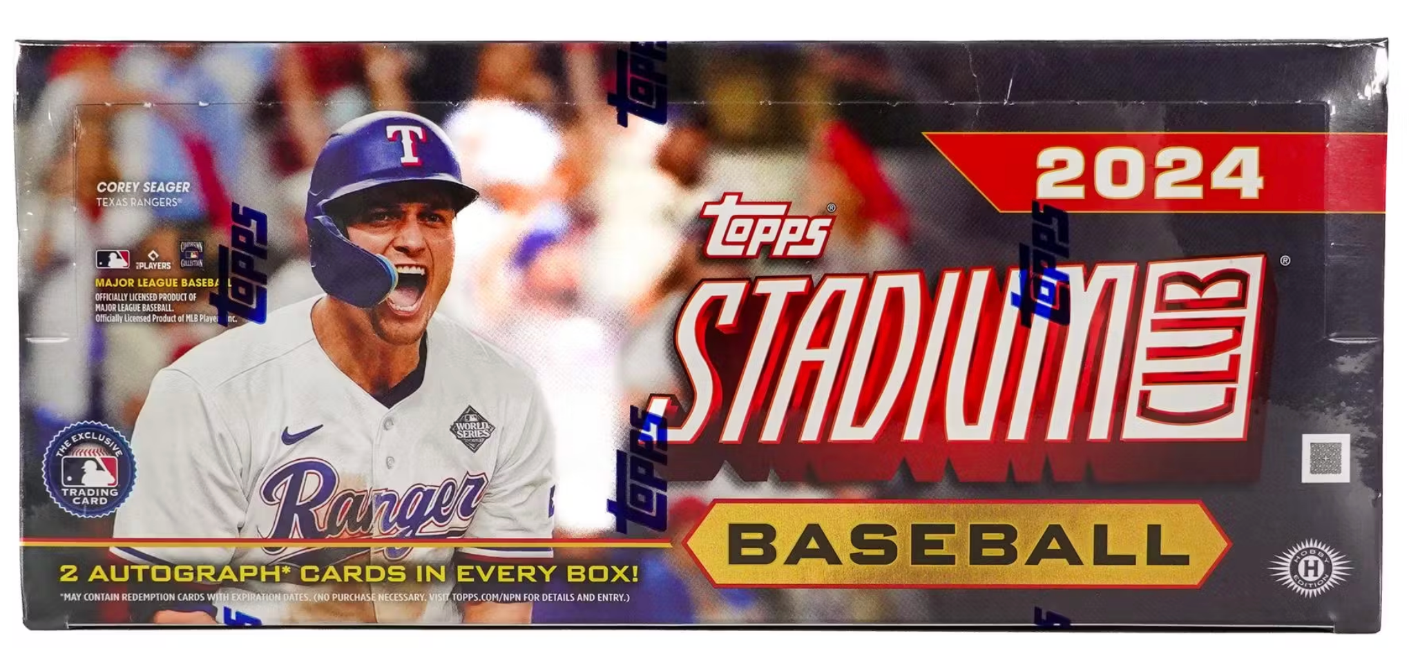 2024 Topps Stadium Club Baseball Hobby Box - 24 Packs with Exclusive Chrome Cards | Collectible Trading Cards for Baseball Fans | Perfect for Collectors, Investments & Fantasy Sports