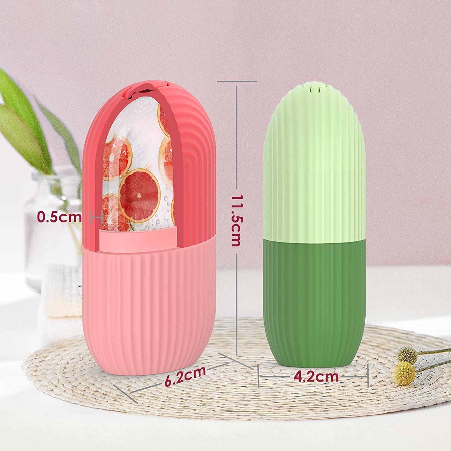 AF Enterprise Reusable Ice Cube Mould for Face - Skin Care & Beauty Tool with Fine Line Reduction, Moisturizing Facial Icing Roller - Home Spa Treatment, Puffiness Relief & Skin Tightening | Perfect for Morning Routine, Post-Workout Recovery & At-Home Skincare