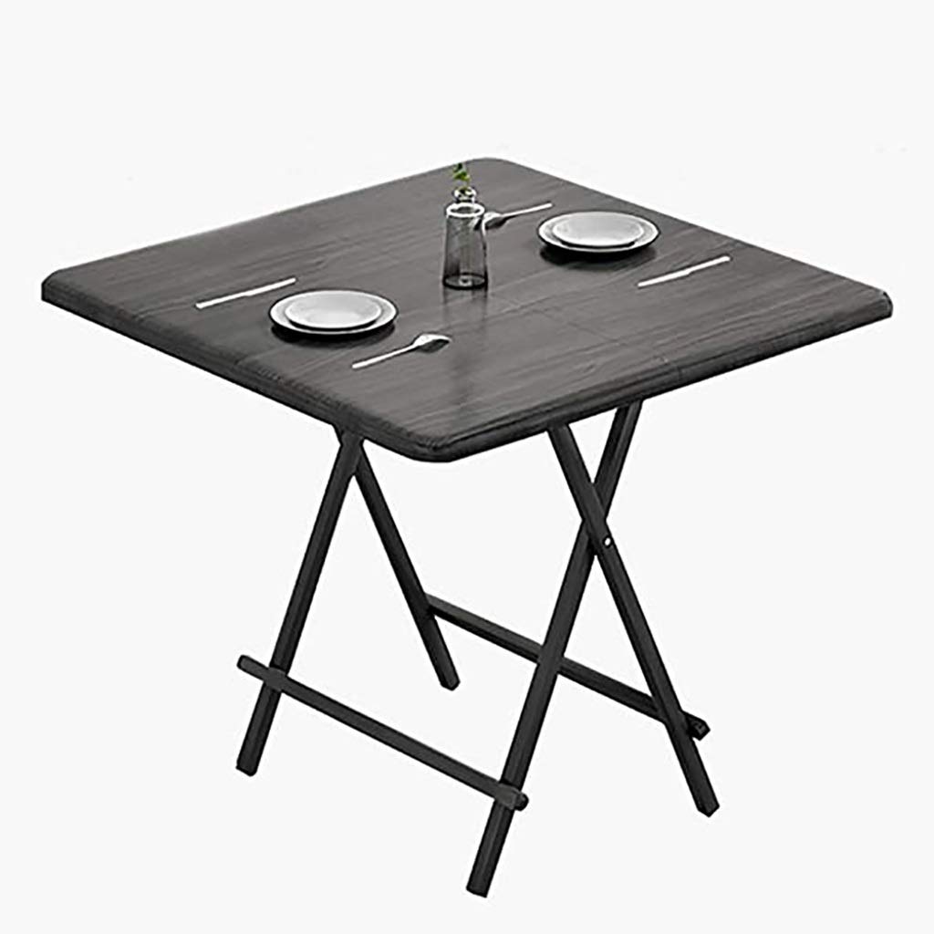 Foldable Square Table - 70x70x74cm Multi-Purpose Computer Desk for Home Office, Dining, Study & Outdoor Stall | Portable Space-Saving Design for Small Spaces | Indoor & Outdoor Use (Color: C)