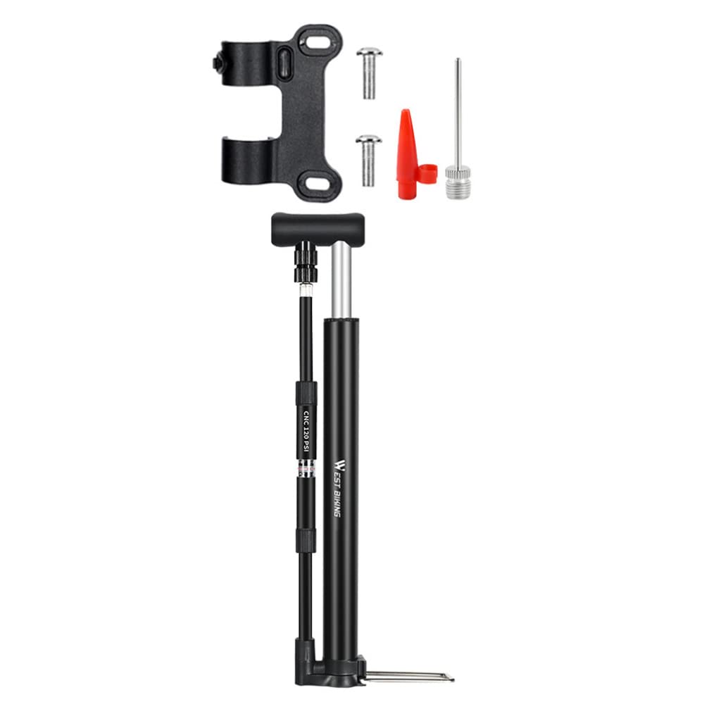 BESPORTBLE 120PSI Professional Bike Tire Pump - High Pressure Mountain Bike Air Pump for MTB, Road Bikes & BMX - Perfect for Cycling, Commuting & Outdoor Adventures