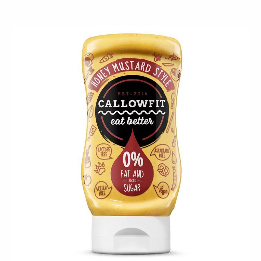 Callowfit Honey Mustard Sauce - Premium Gourmet Condiment for Sandwiches, Salads & Chicken | Perfect for BBQ, Dipping & Cooking | Gluten-Free & Vegan Friendly