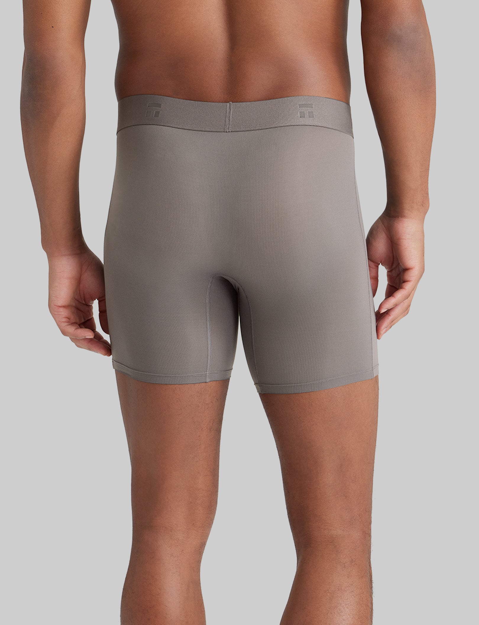 Breathable Air Mid Length Boxer Briefs - 6 Pack Men's Underwear for All-Day Comfort & Support | Perfect for Workout, Running, and Daily Wear
