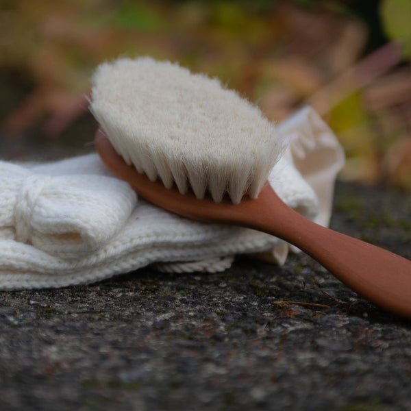 Soft Bristle Baby Hairbrush for Newborns & Toddlers - Gentle Detangling & Scalp Massage - Perfect for Daily Care, Bath Time & Sensitive Skin