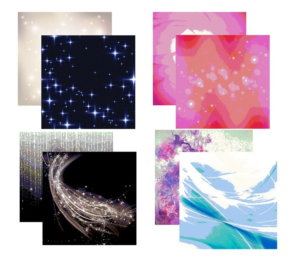 Just Dance 12x12 Scrapbook Paper Set - 4 Sheets for DIY Scrapbooking, Card Making & Photo Albums | Premium Quality Craft Paper for Creative Projects