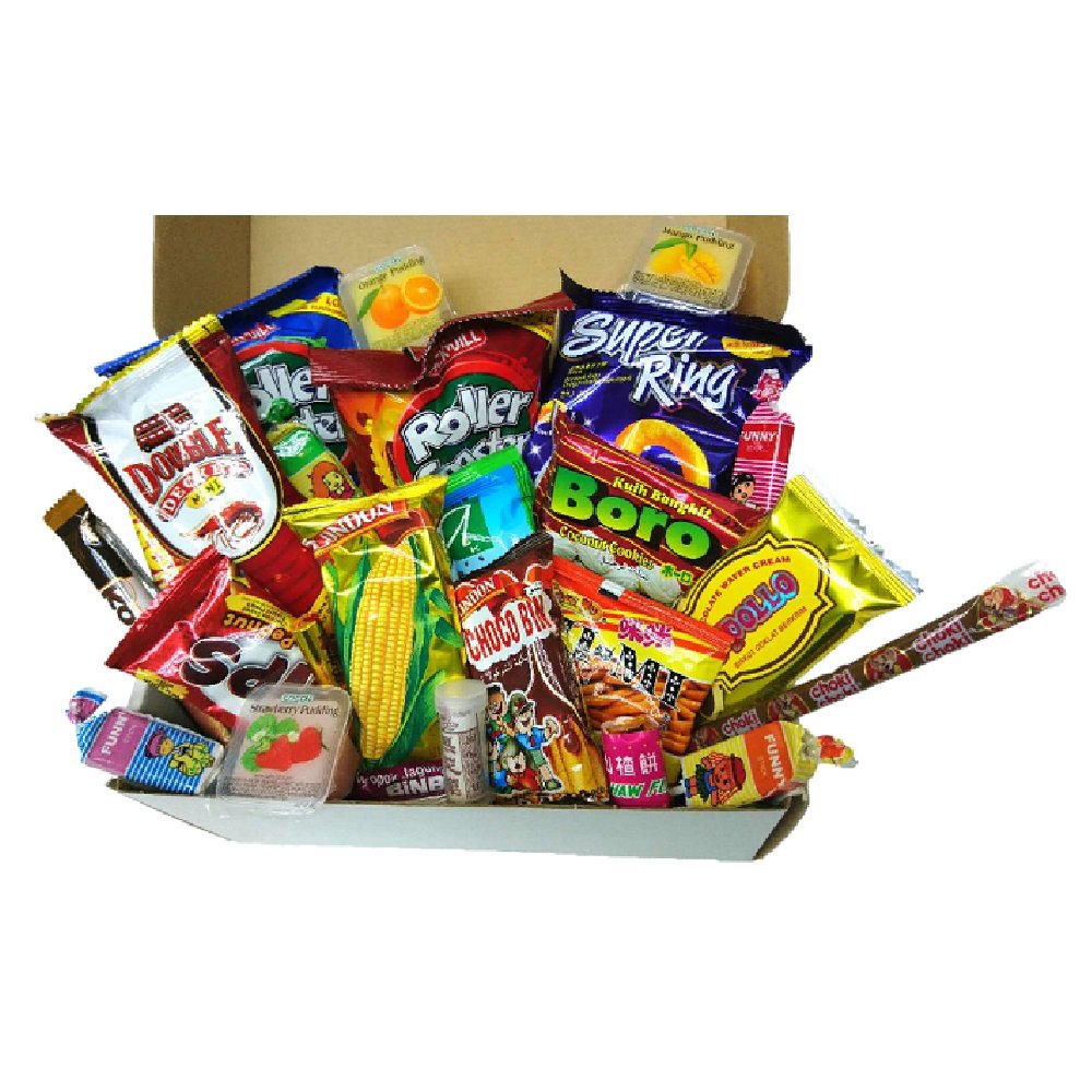 Premium Asian Snack Gift Box - 24-Piece Assorted Candy & Treats Collection - Perfect for Parties, Gifts & Asian Food Lovers
