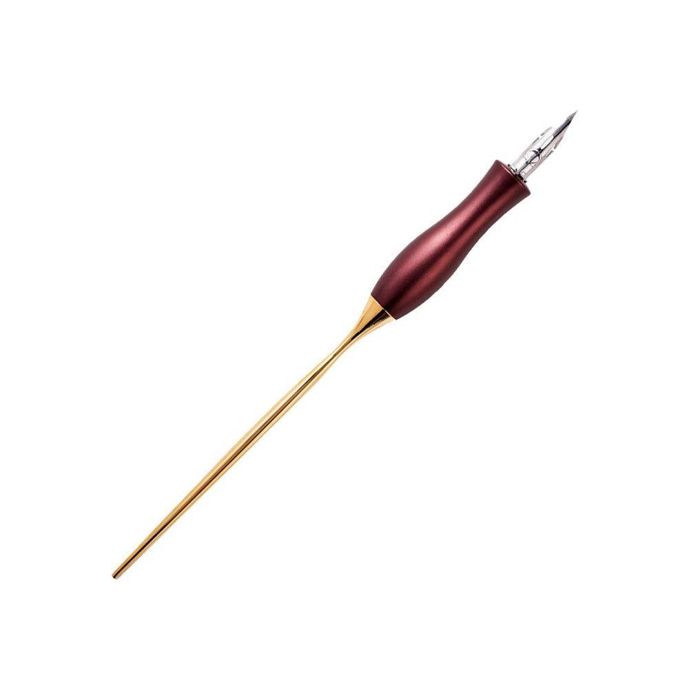Tom's Studio Premium Wooden Calligraphy Nib Holder - Bloom Design for Dip Pen Writing, Perfect for Beginners & Professionals - Ideal for Wedding Invitations, Hand Lettering, Art Projects & DIY Crafts