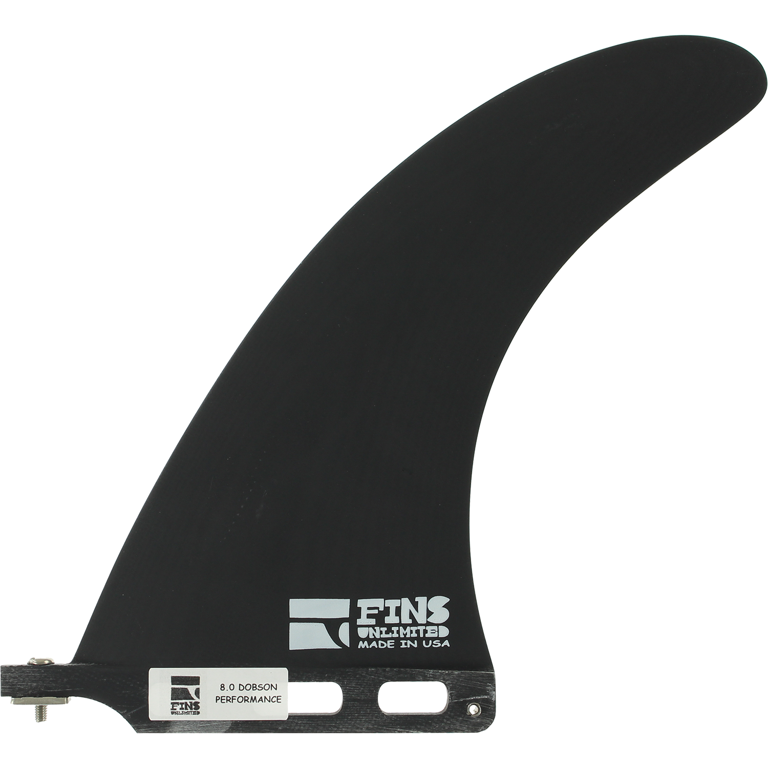 Fins Unlimited D Performance 8 Black Surfboard Fin - High Performance Surfing Fin for Waves & Competition - Perfect for Pro Surfers & Water Sports Enthusiasts