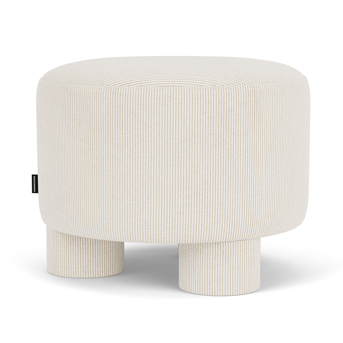 Faith Velvet Ottoman Stool - Plush Velvet Upholstered Footrest & Storage Bench for Living Room, Bedroom, or Nursery - Elegant Home Decor with Hidden Storage Compartment