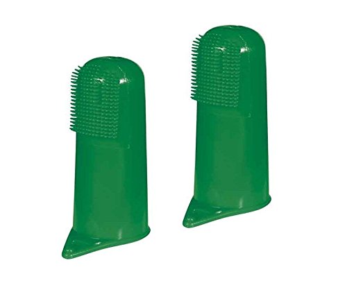 Premium Green Finger Toothbrushes for Dogs & Cats - 50 Pack | Pet Dental Care & Oral Hygiene Kit | Perfect for Daily Teeth Cleaning & Gingivitis Prevention