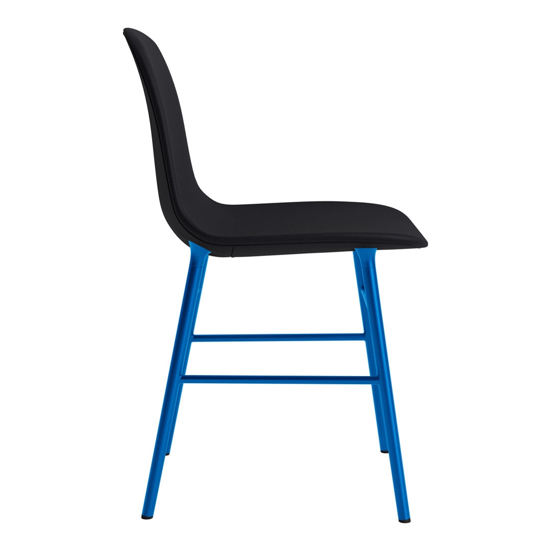 Modern Form Chair with Sturdy Metal Legs & Comfortable Upholstery - Perfect for Home Office, Living Room, or Dining Room Decor