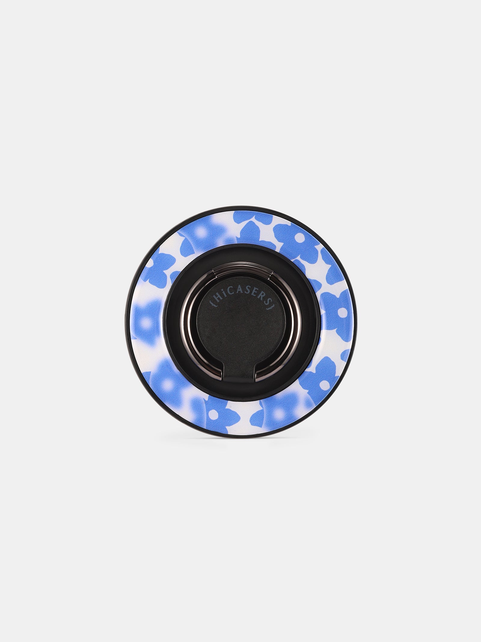 Magnetic Ring Spinner Stand - Magsafe Compatible Phone Holder in Azure Blue - Perfect for Desk, Car & Travel Use