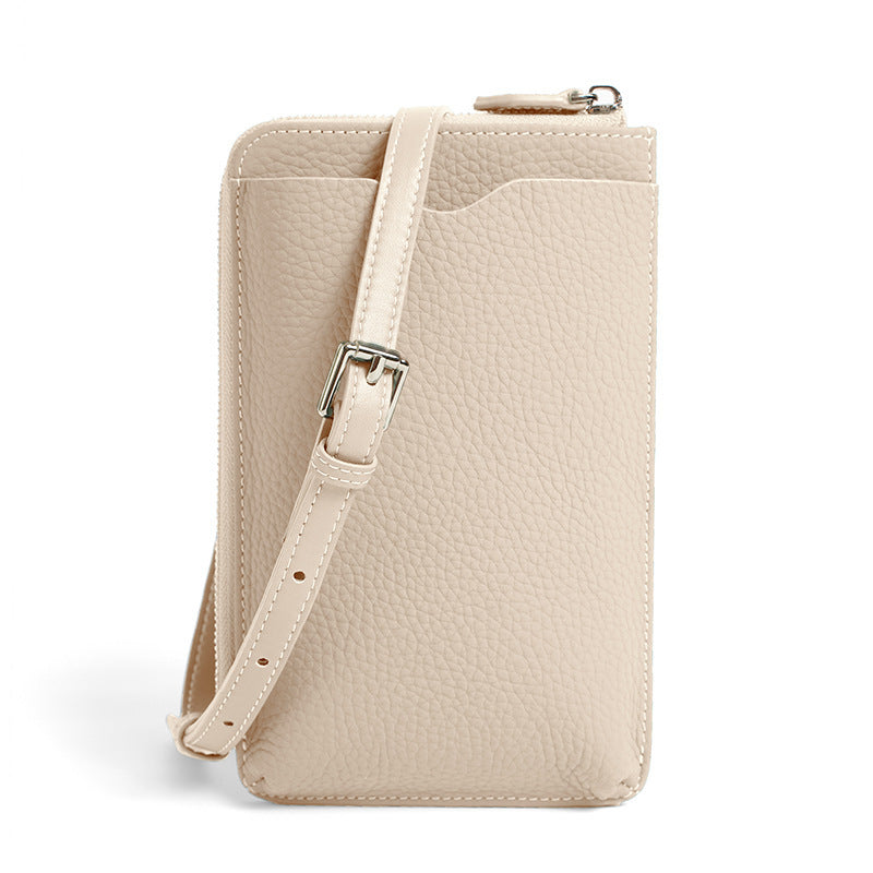 Genuine Leather Crossbody Phone Bag for Women & Men - Stylish Shoulder Purse for iPhone, Samsung, Travel & Everyday Use