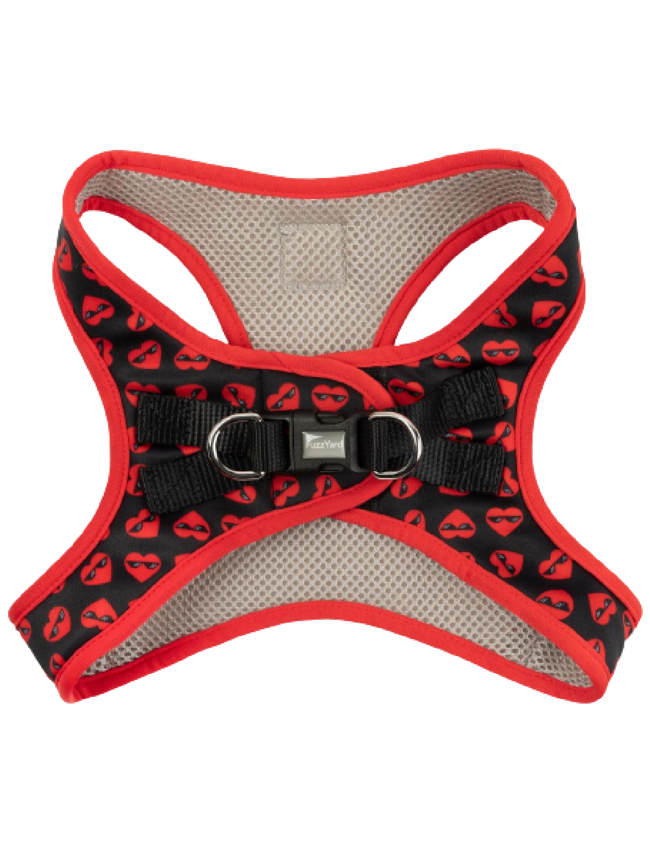 Fuzzyard Step-in Dog Harness - Adjustable No-Pull Pet Vest, Heart Design (6 Sizes) - Perfect for Small & Medium Dogs Walking, Training & Outdoor Adventures