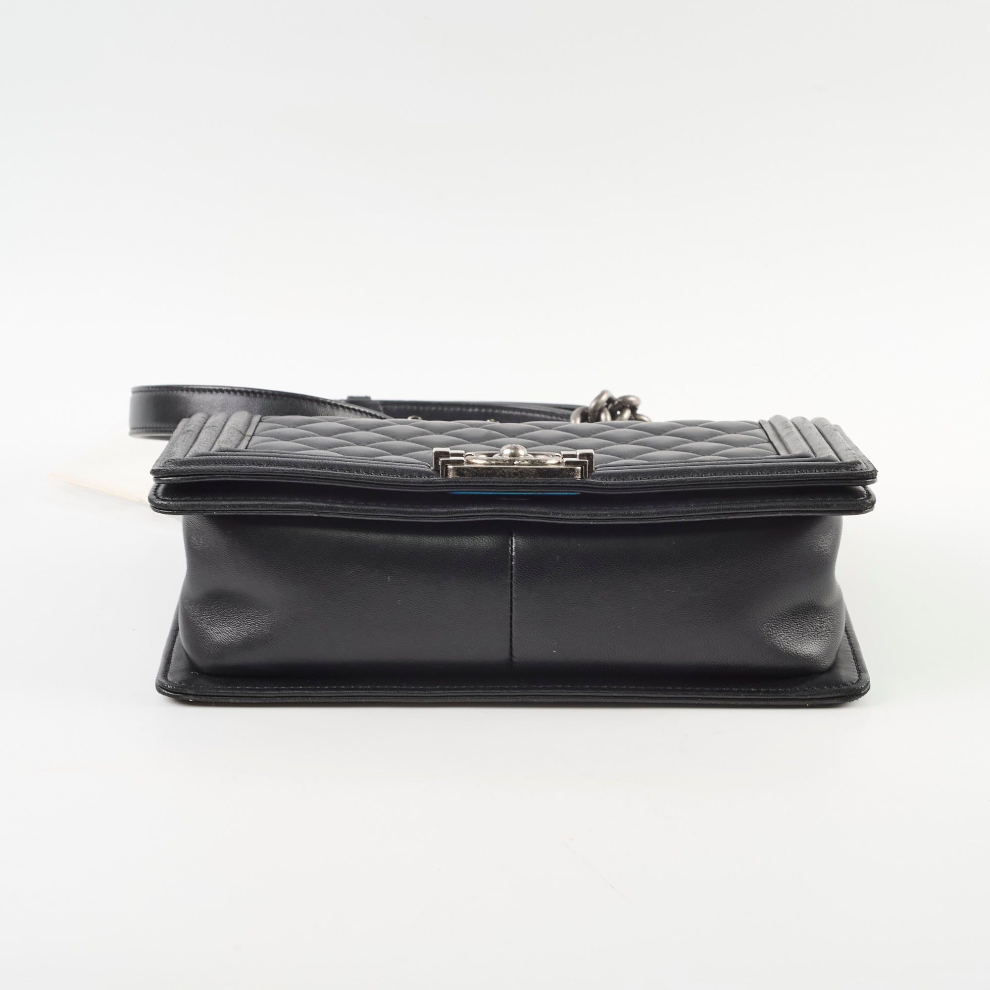 Chanel Classic Flap Bag Old Medium Black Lambskin Leather Handbag - Luxury Designer Purse for Women, Perfect for Parties & Evening Events
