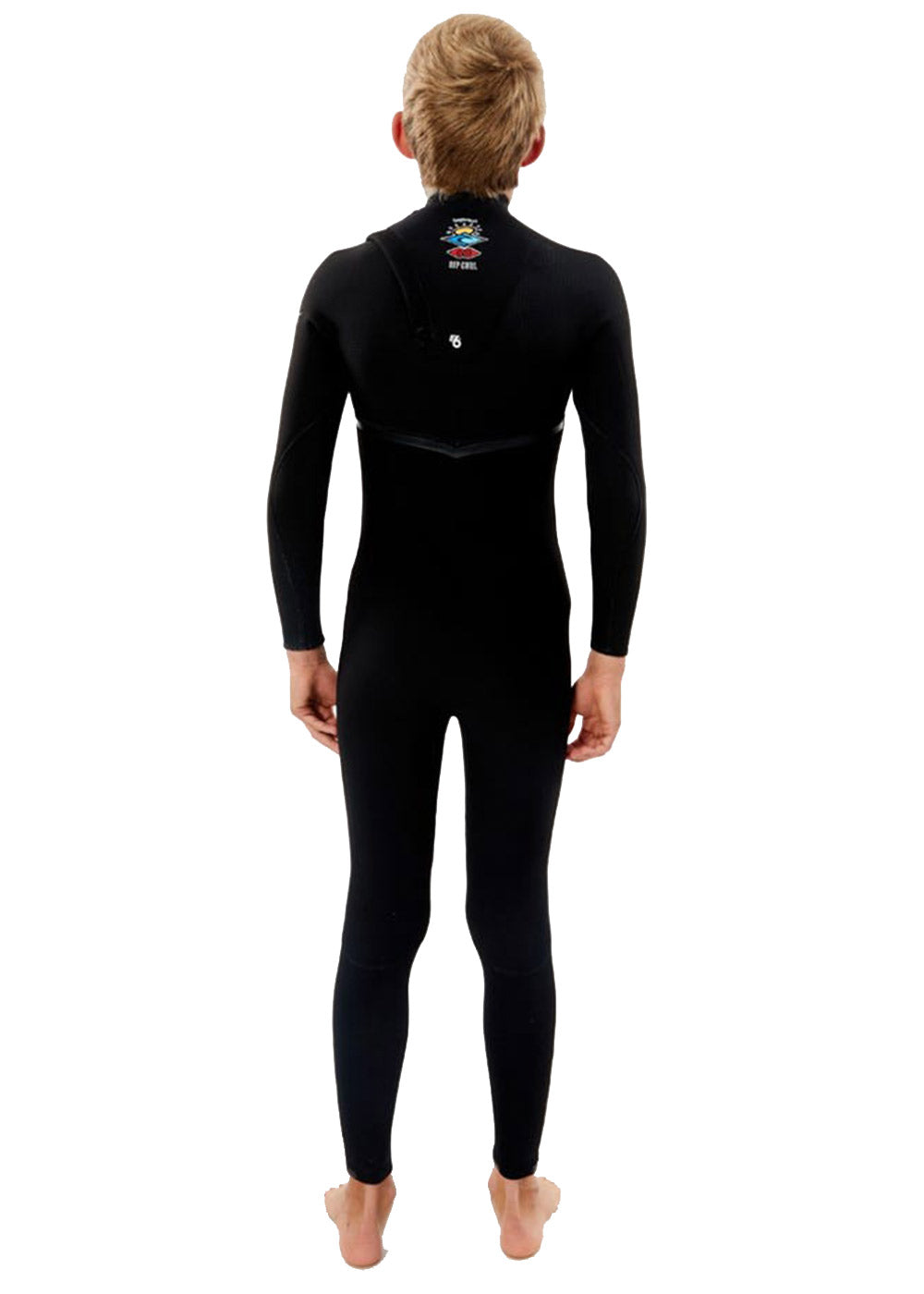Rip Curl Youth Flashbomb 3/2mm Chest Zip Steamer Wetsuit for Kids - Warm & Flexible Surfing Suit for Cold Water | Perfect for Surfing, Diving & Water Sports