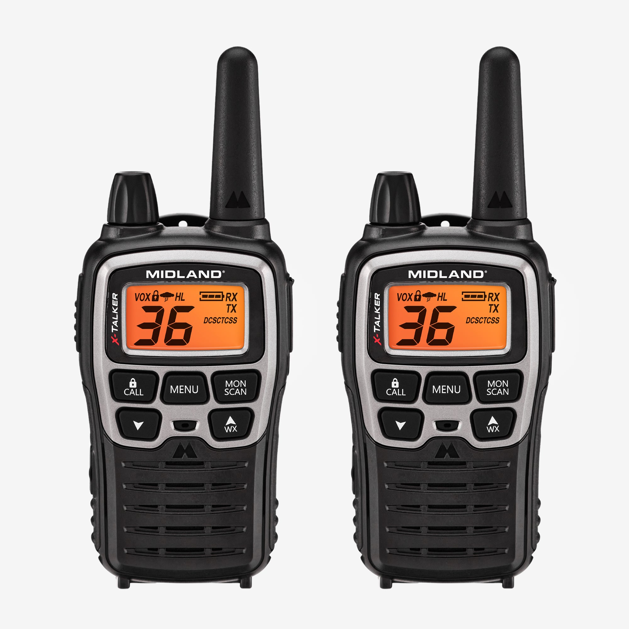 T77 X Talker® FRS Walkie Talkie Bundle with Case - Long Range Two-Way Radios for Outdoor Adventures, Hiking, Camping & Emergency Communication (T77VP5)