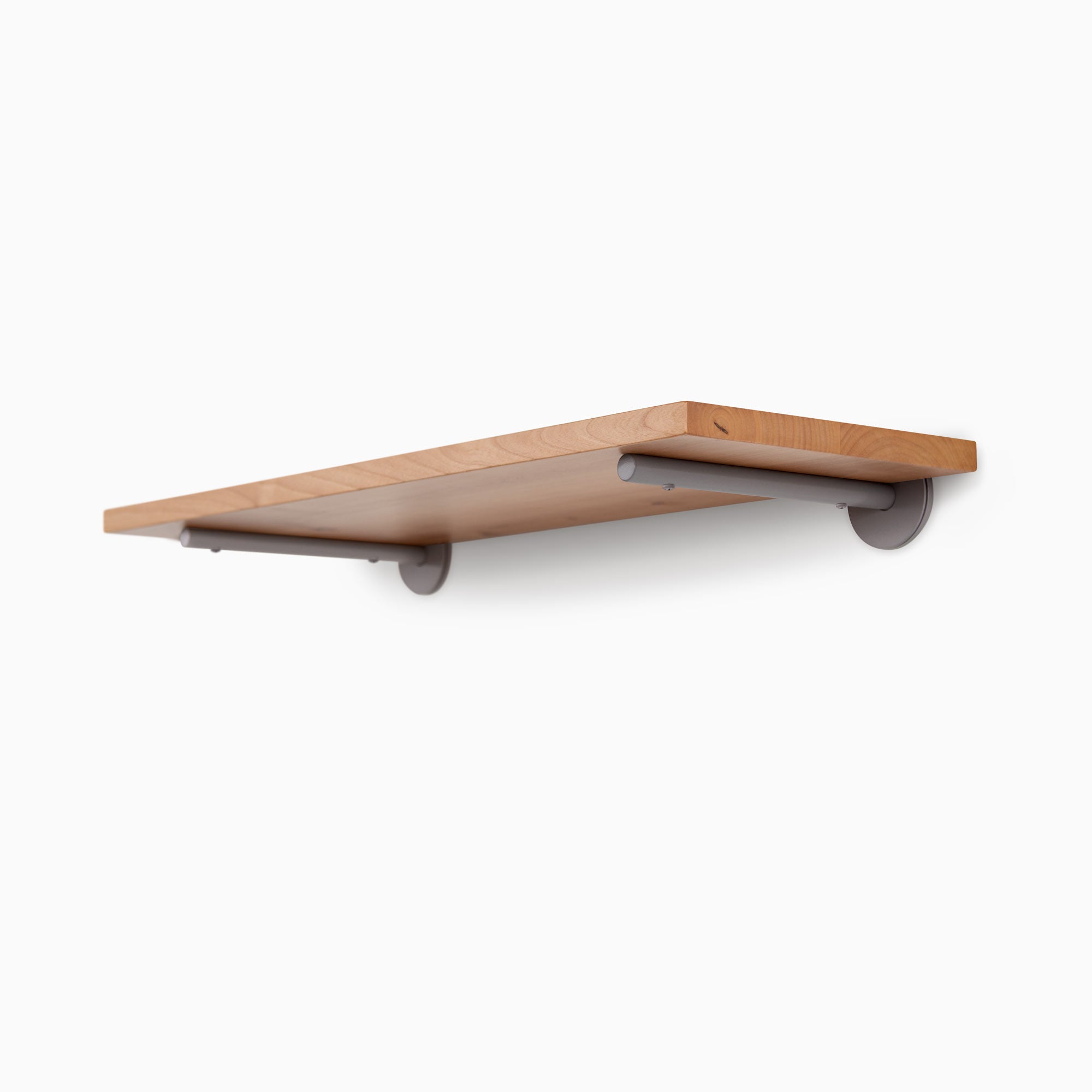 Roderick Alder Wood Wall Shelf - Rustic Floating Shelves for Living Room, Bedroom, Bathroom Storage & Decor