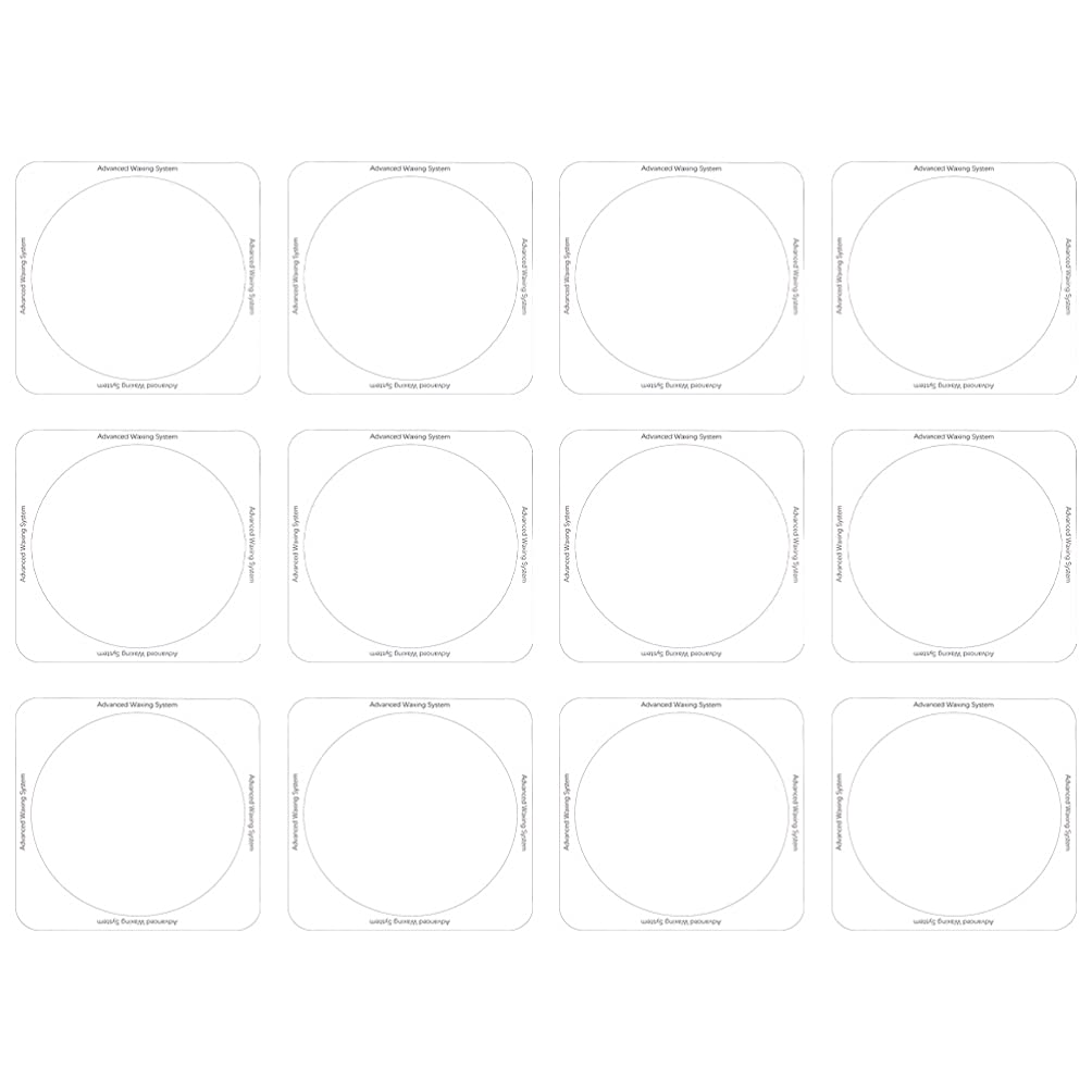 50pcs White Hair Wax Bean Machine Washers - Anti-Spill Protective Circle Pads for Wax Heater & Warmer - Perfect for Salon, Spa & Home Hair Removal Waxing