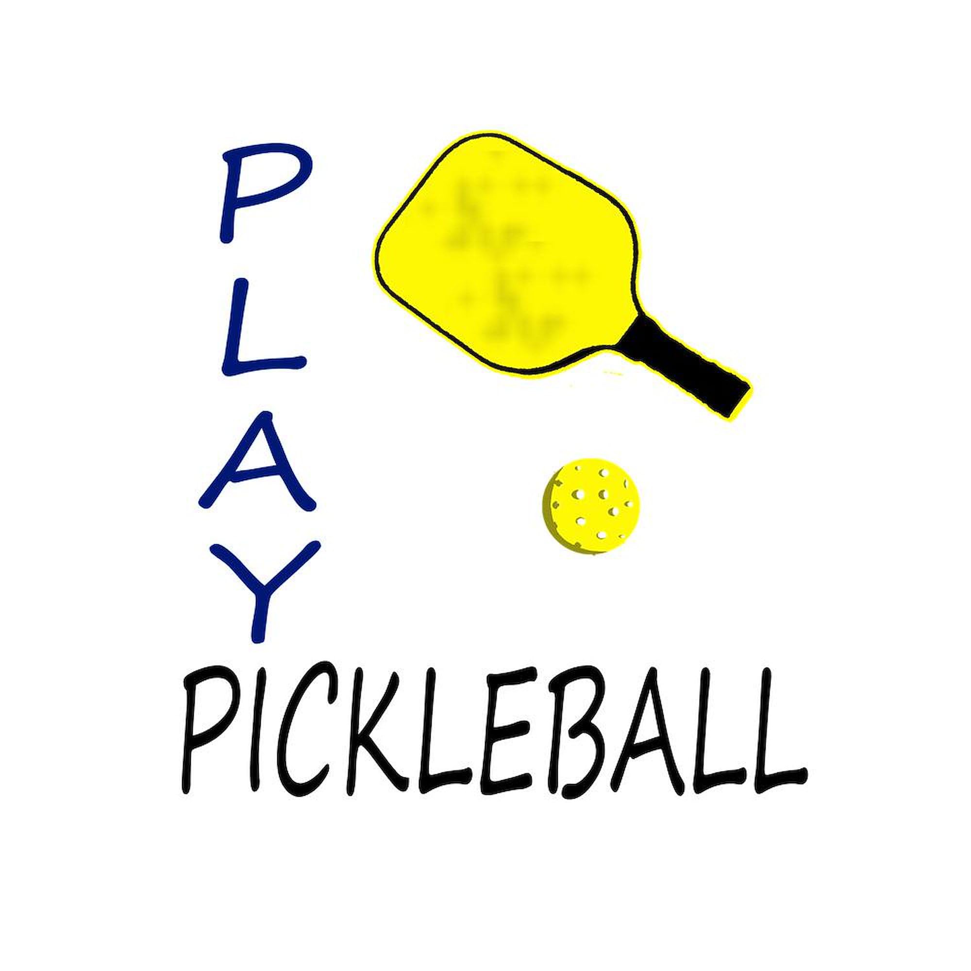 Play Pickleball 10-Inch Wall Clock - Decorative Clock for Living Room, Kitchen, Office - Perfect for Pickleball Lovers & Sports Enthusiasts