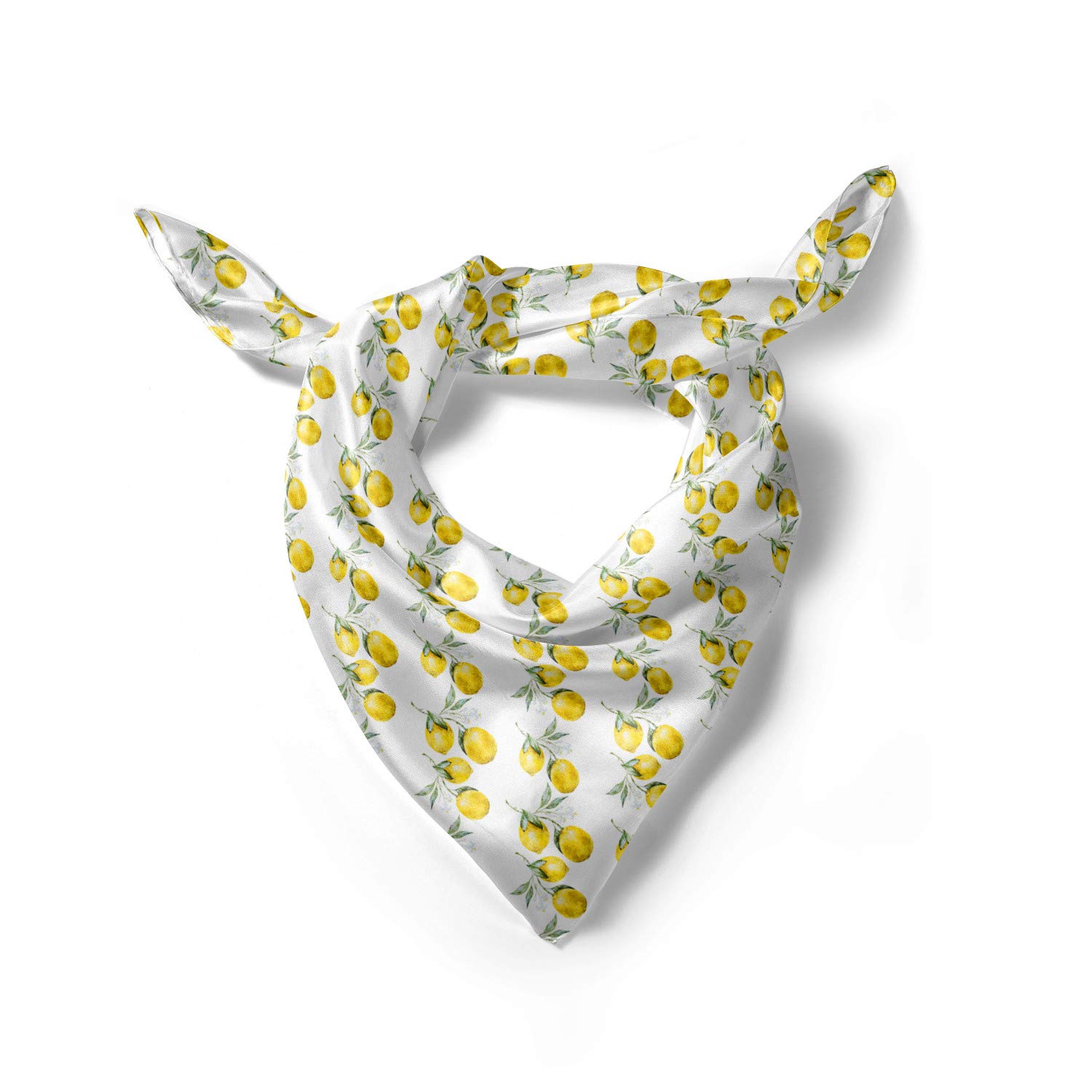 Ambesonne Tree Headscarf - Stylish Agriculture & Kitchen Art Print Hijab Scarf for Women - Perfect for Daily Wear, Outdoor Activities & Cultural Events