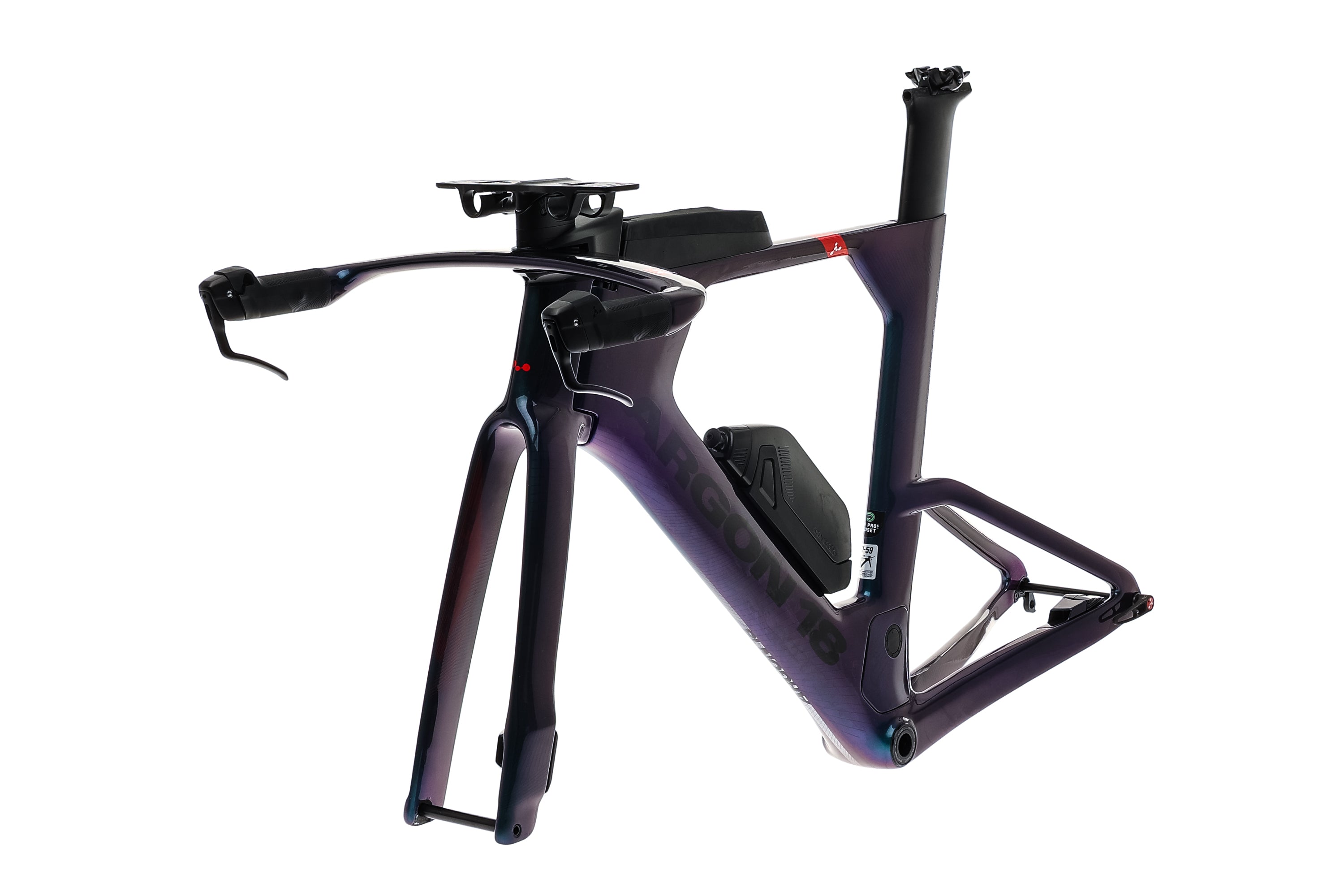 Argon 18 E-119 Tri+ Large Carbon Triathlon Frameset 2021 - Lightweight & Aerodynamic for Competitive Racing & Endurance Training