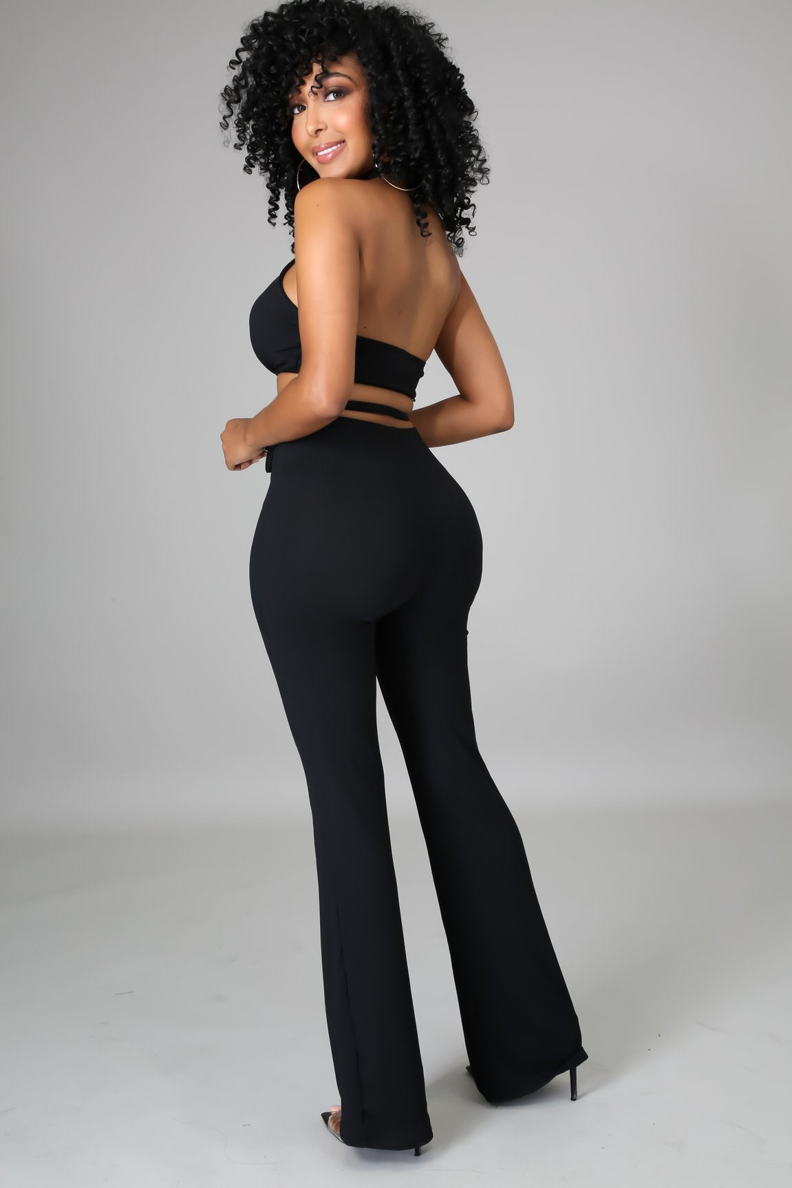 Stylish Black Pant Set for Women - Comfortable & Trendy Outfit for Work, Casual Wear & Travel