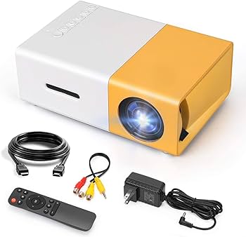 Mini Portable Pocket Projector - 1080P HD Home Theater System for Indoor/Outdoor Movie Nights, Gaming & Presentations