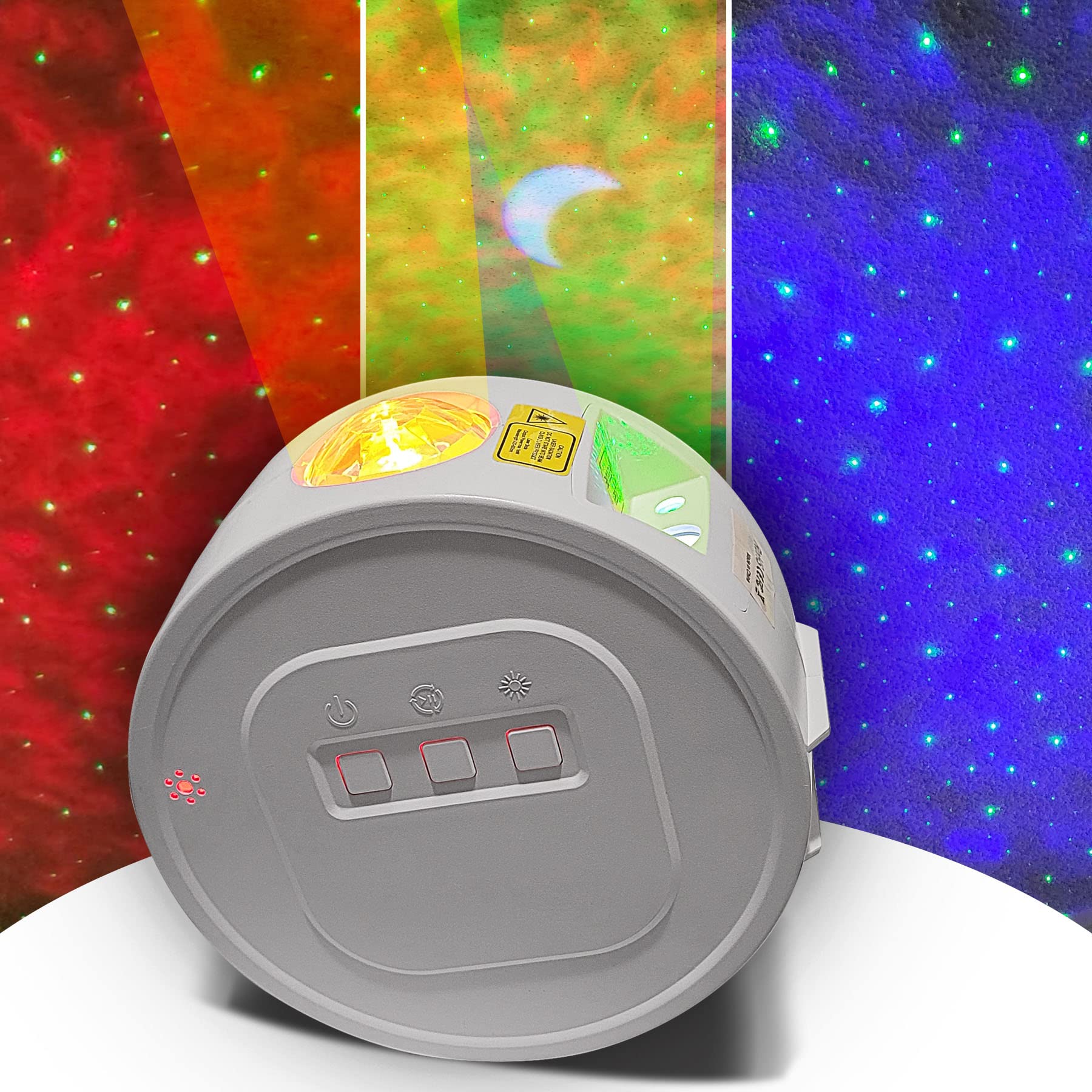 Galaxy Projector for Bedroom - Starry Night Light Projector with Green Stars for Kids & Adults | Perfect for Room Decor, Relaxation, Meditation and Romantic Ambiance