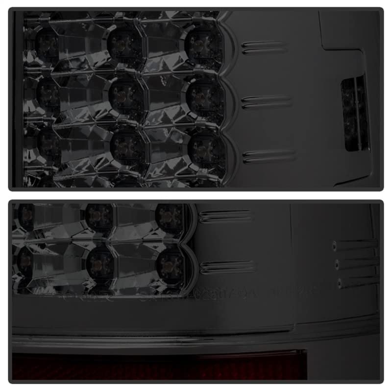 Spyder Auto 5029201 LED Tail Lights Chrome Smoked - High-Performance Brake Lights for Trucks & SUVs