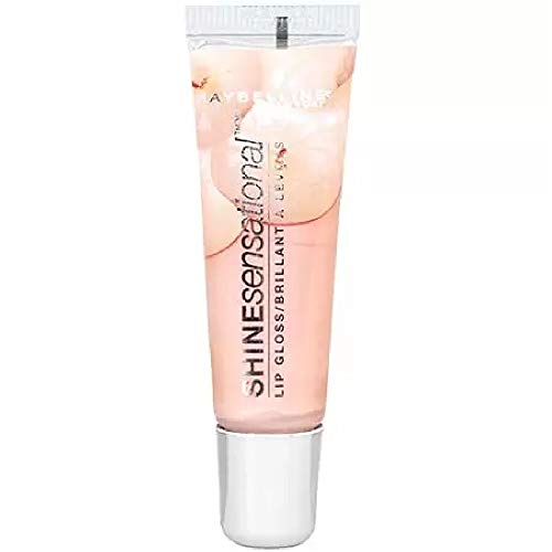 Maybelline New York Shine Sensational Lip Gloss - Cherry Bloom 45 (0.38 Fl Oz) | Hydrating & Glossy Finish for Everyday Wear & Special Occasions