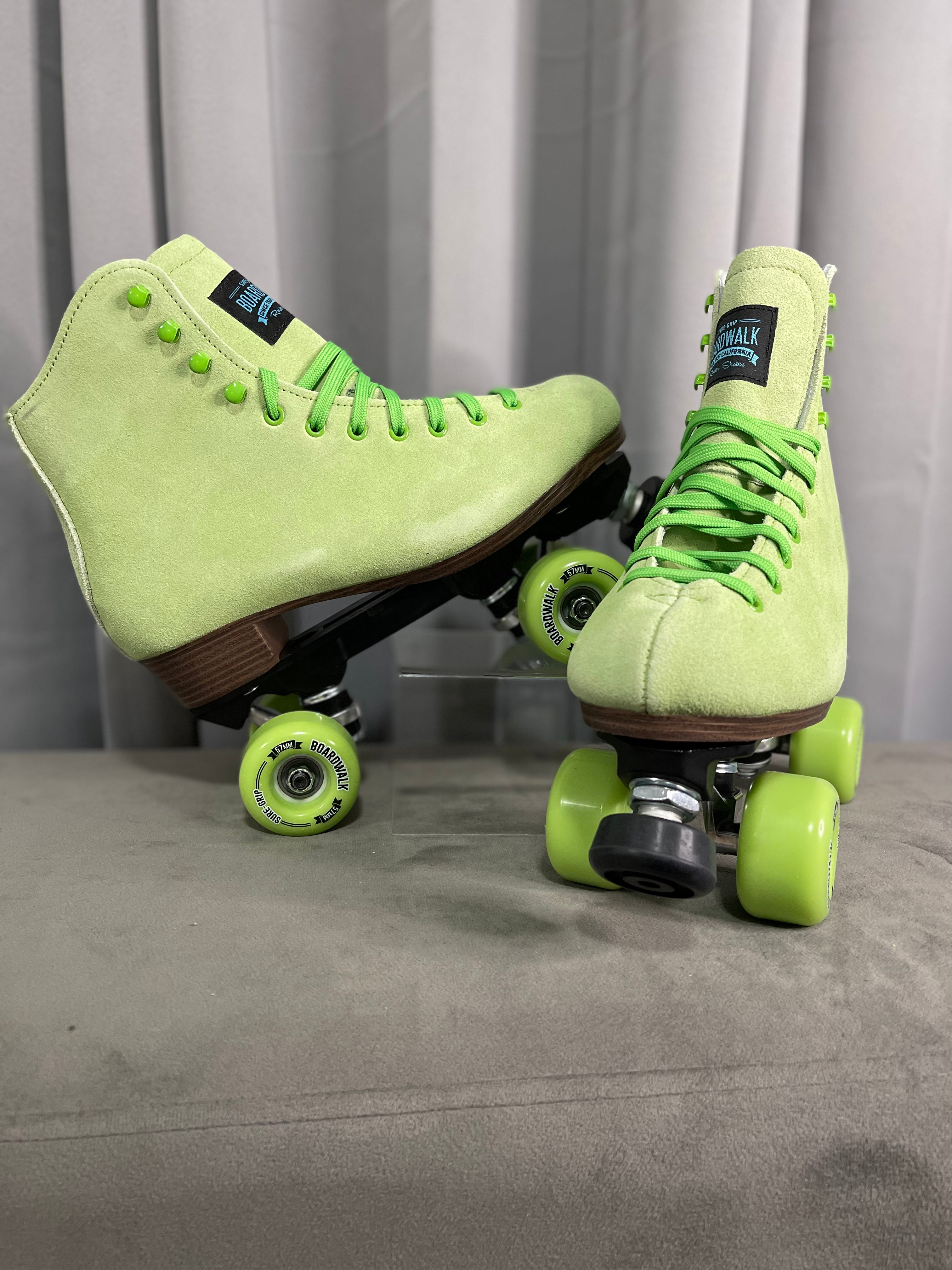 Sure Grip Boardwalk Roller Skates for Women & Men - Outdoor & Indoor Quad Skates with Lightweight Aluminum Plate - Perfect for Rinks, Parks, and Roller Derby