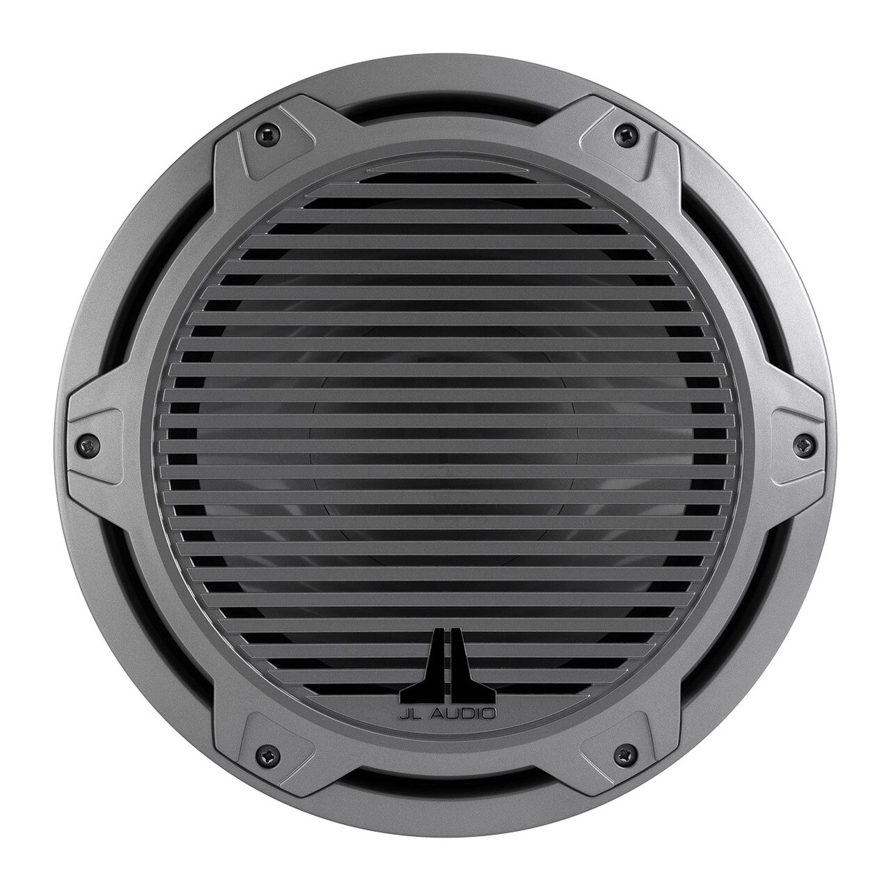 JL Audio MX10IB3 CG TB MX Series Marine 10-Inch Subwoofer - 4 Ohm, Infinite Baffle Design, Titanium/Black Classic Grille - 175W RMS Power - Perfect for Boats, Marine Audio Systems & Watercraft Entertainment