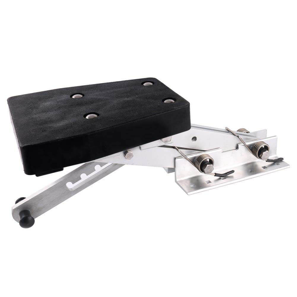 **Heavy Duty Aluminum Outboard Motor Bracket for Boats - Supports 7.5HP to 20HP Engines - Perfect for Fishing, Cruising & Marine Adventures**
