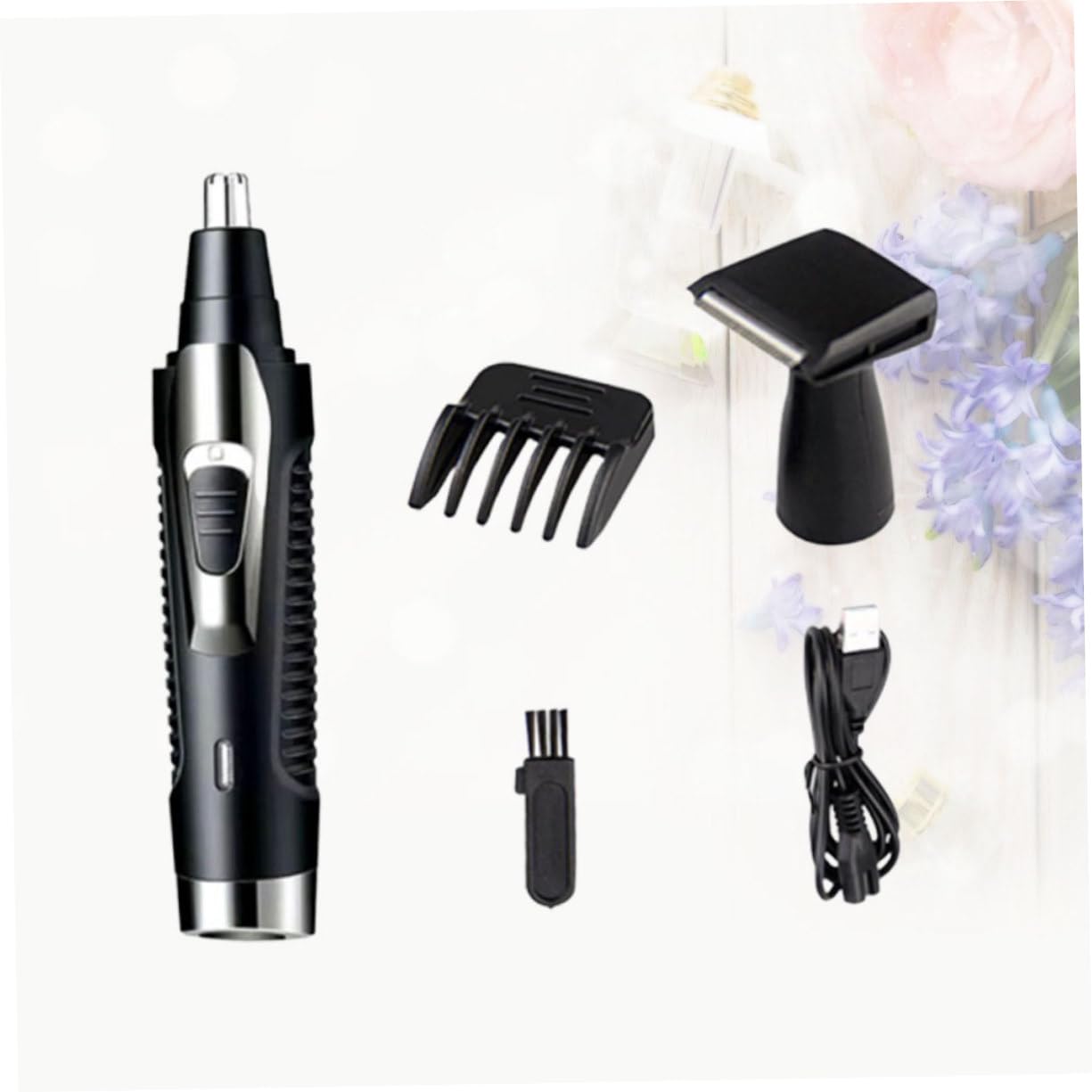 NOLITOY Men's Nose Hair Trimmer - Multi-Functional Stainless Steel Clipper for Nose, Ear & Eyebrow Grooming | Compact & Easy to Use | Perfect for Travel, Home & Personal Care Routine