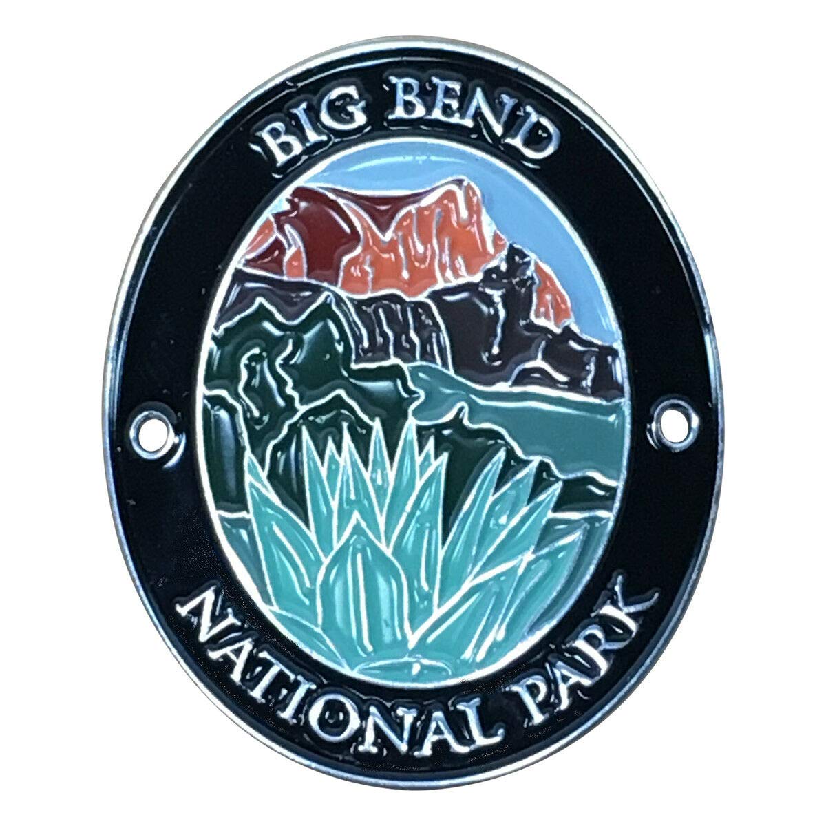 Big Bend National Park Walking Stick Medallion - Texas Souvenir for Hiking & Trekking Poles - Collector's Traveler Series - Perfect for Outdoor Adventures & National Park Enthusiasts