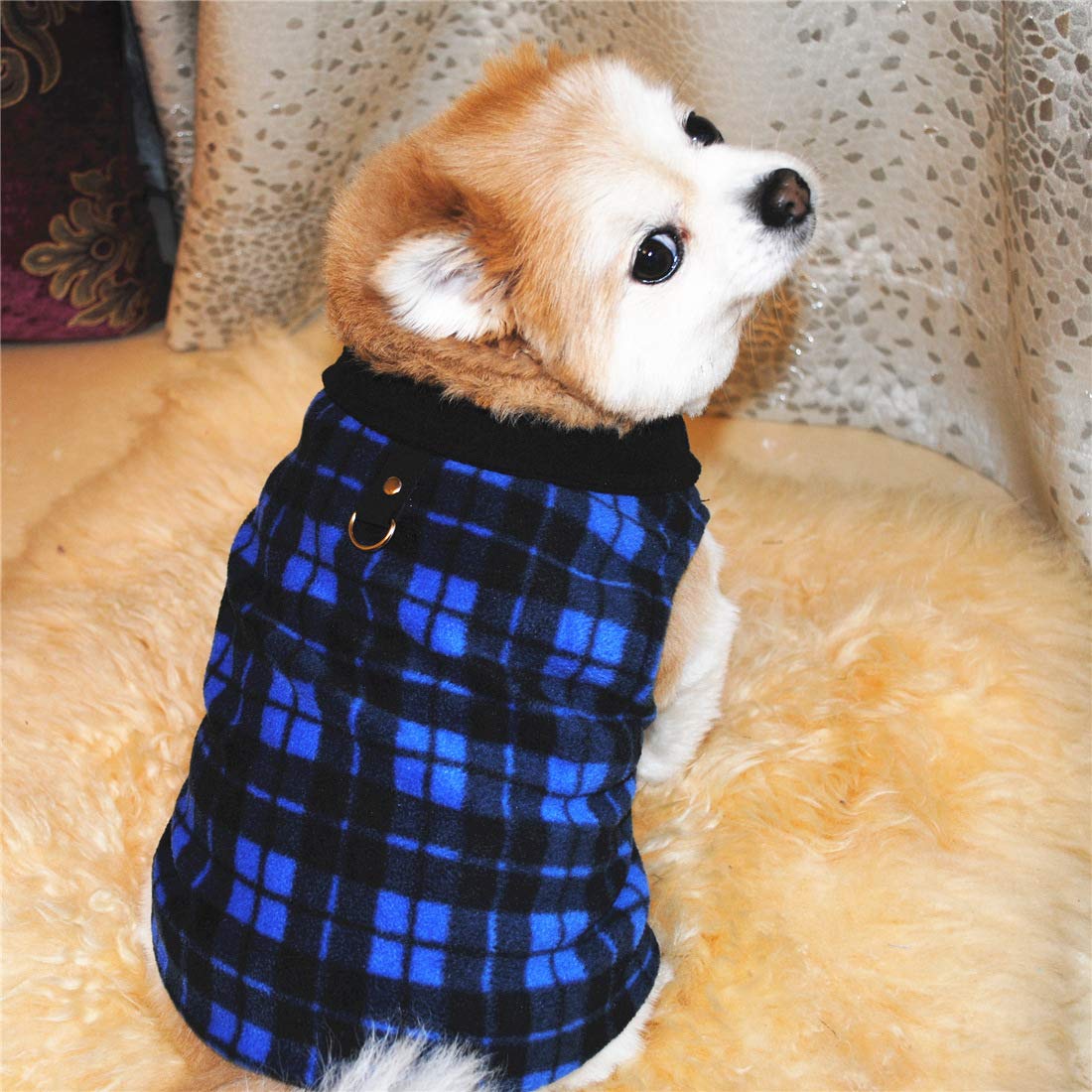 Warm Fleece Dog Sweater Vest - Cozy Pullover Jacket for Small, Medium & Large Dogs in Cold Weather | Perfect for Winter Walks & Outdoor Adventures