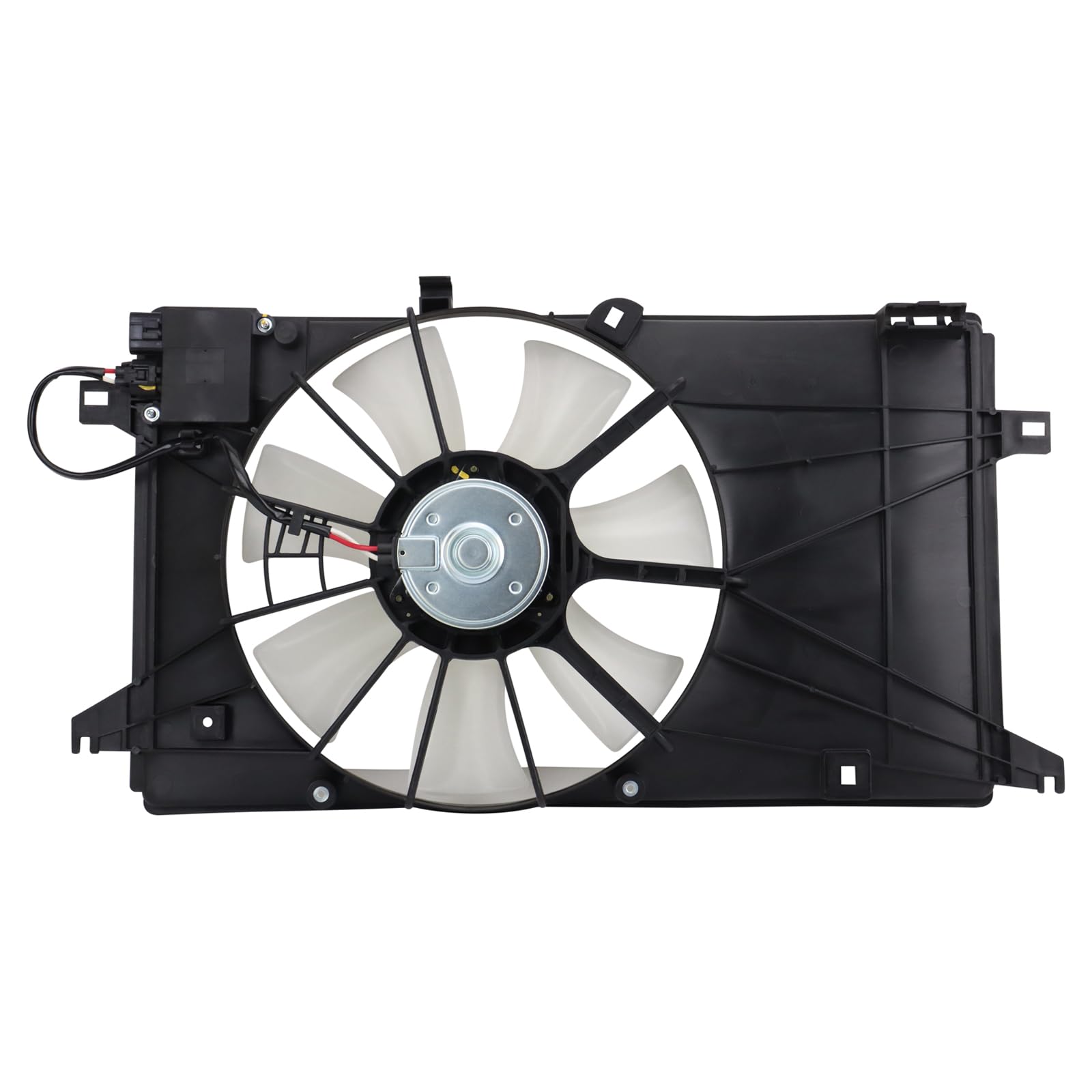 TRQ Radiator Cooling Fan Assembly for 2006-2010 Mazda 5 - Replacement Part MA3115137 - Perfect for Overheating Prevention & Summer Driving