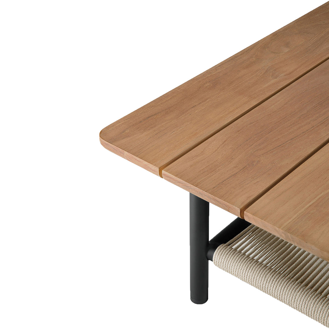 Corbey Outdoor Square Coffee Table - Weather-Resistant Patio Furniture for Garden, Poolside & Backyard Relaxation