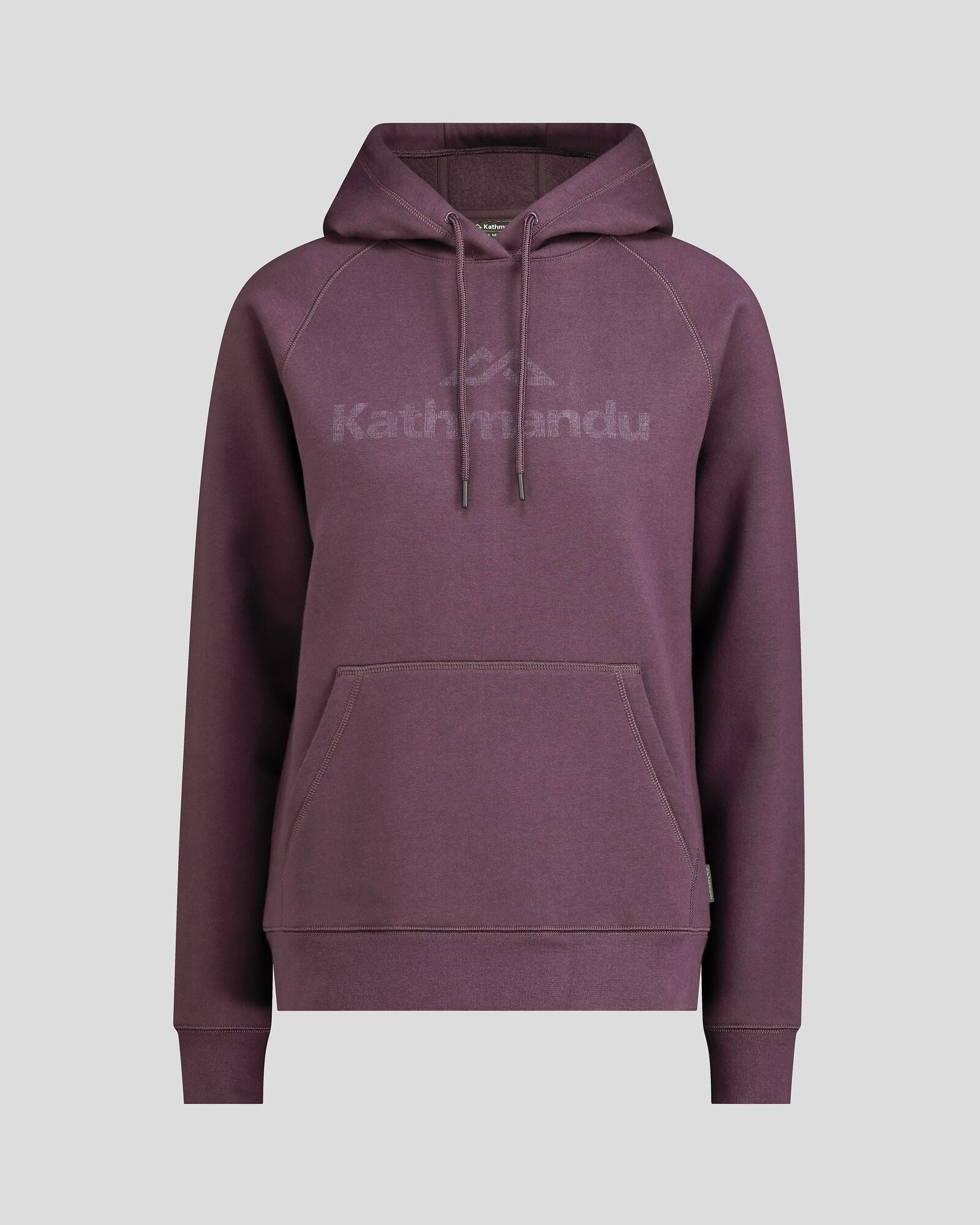 Women's Kathmandu Logo Hoodie - Soft Fleece Pullover with Front Pocket - Perfect for Hiking, Travel & Casual Wear