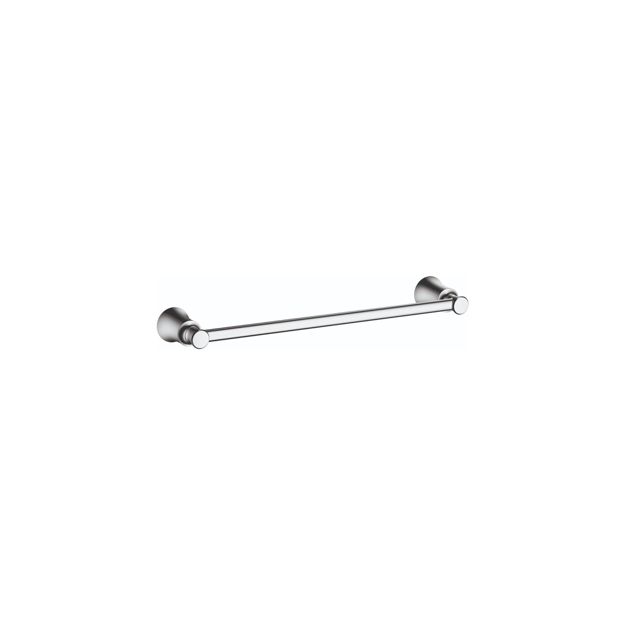 Hansgrohe Joleena 18-Inch Chrome Towel Bar - Transitional Bathroom Towel Rack for Modern Homes, Perfect for Bathrooms & Powder Rooms