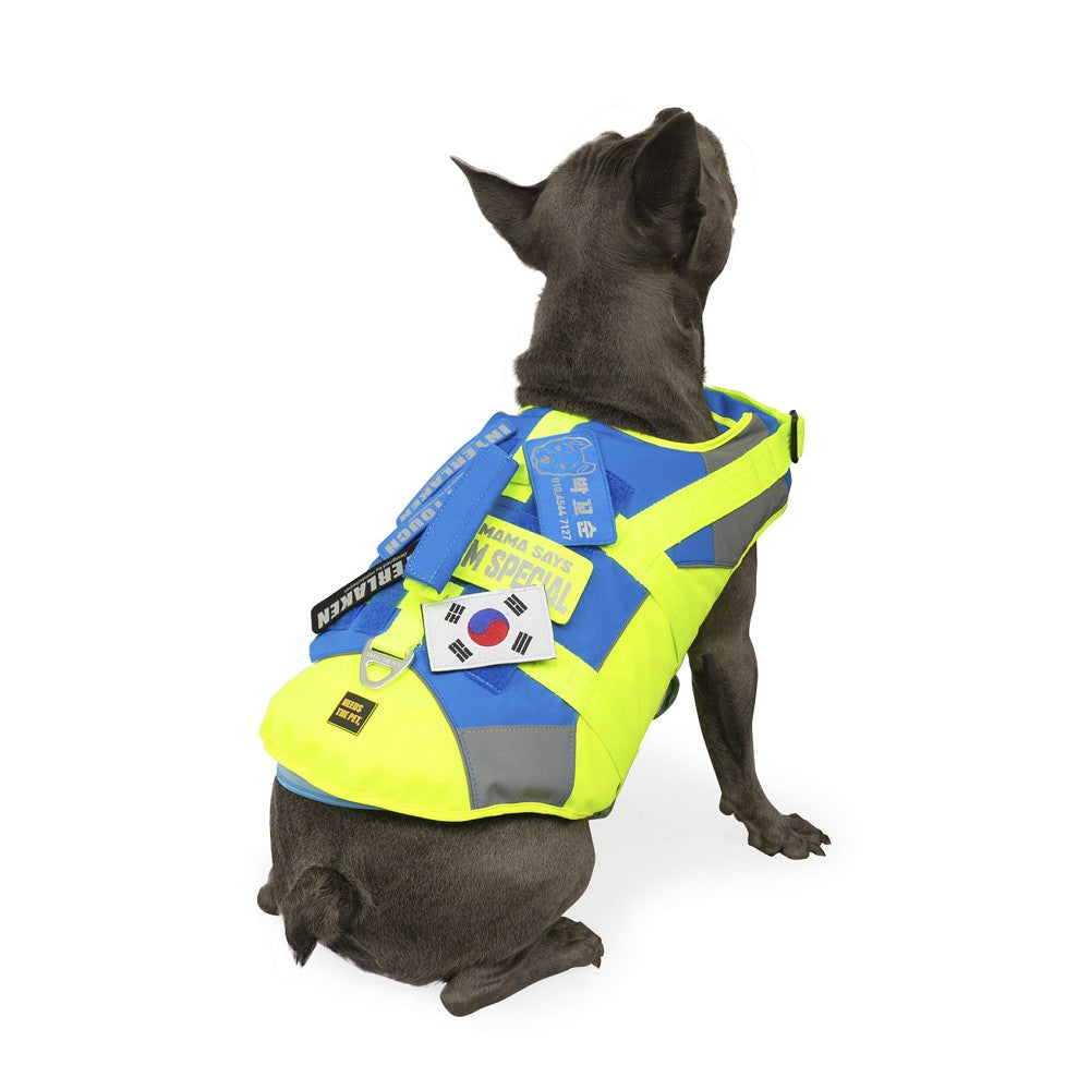 Premium Interlaken Dog Life Jacket - High Visibility & Adjustable Pet Floatation Vest for Boating, Swimming & Water Safety - Perfect for Labs, Retrievers & All Breeds