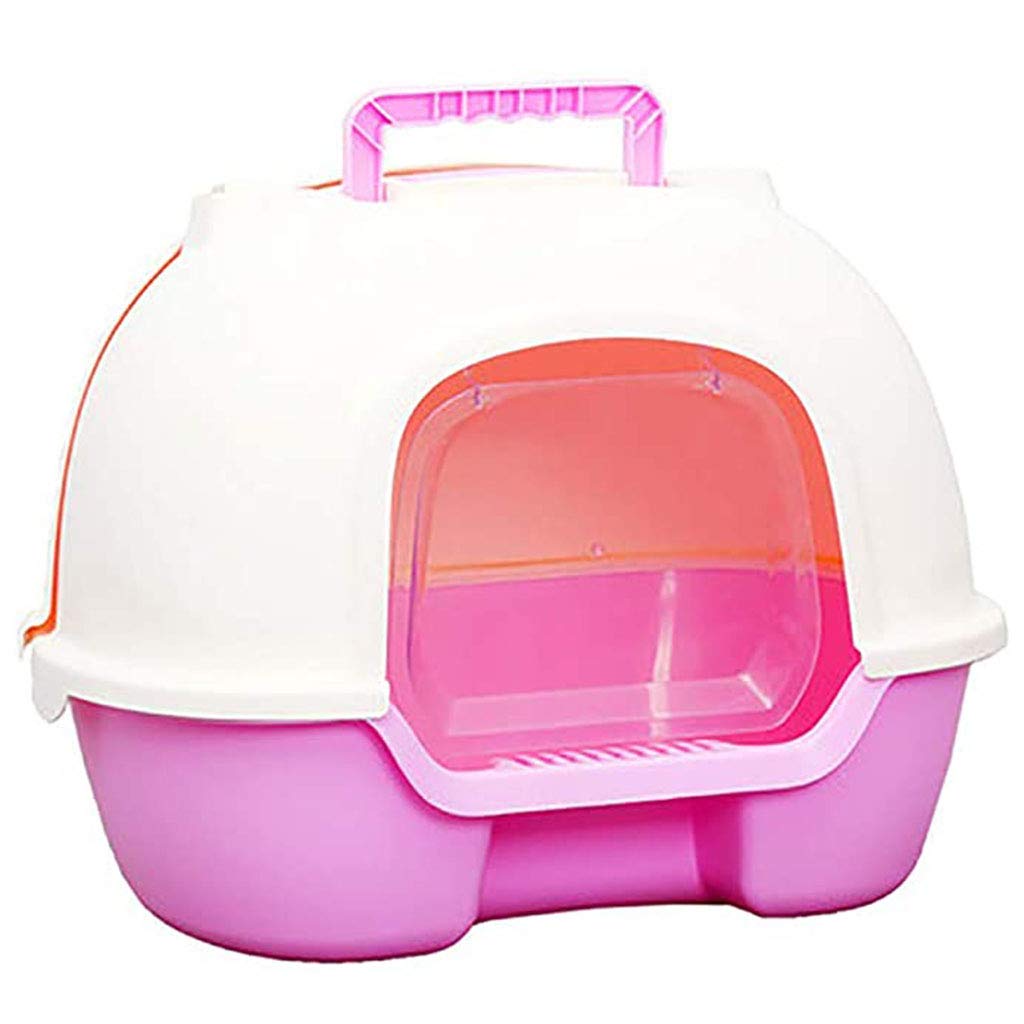 Self-Cleaning Cat Litter Box for Large Cats - High Sided Design Reduces Litter Tracking - Perfect for Multi-Cat Homes & Small Apartments