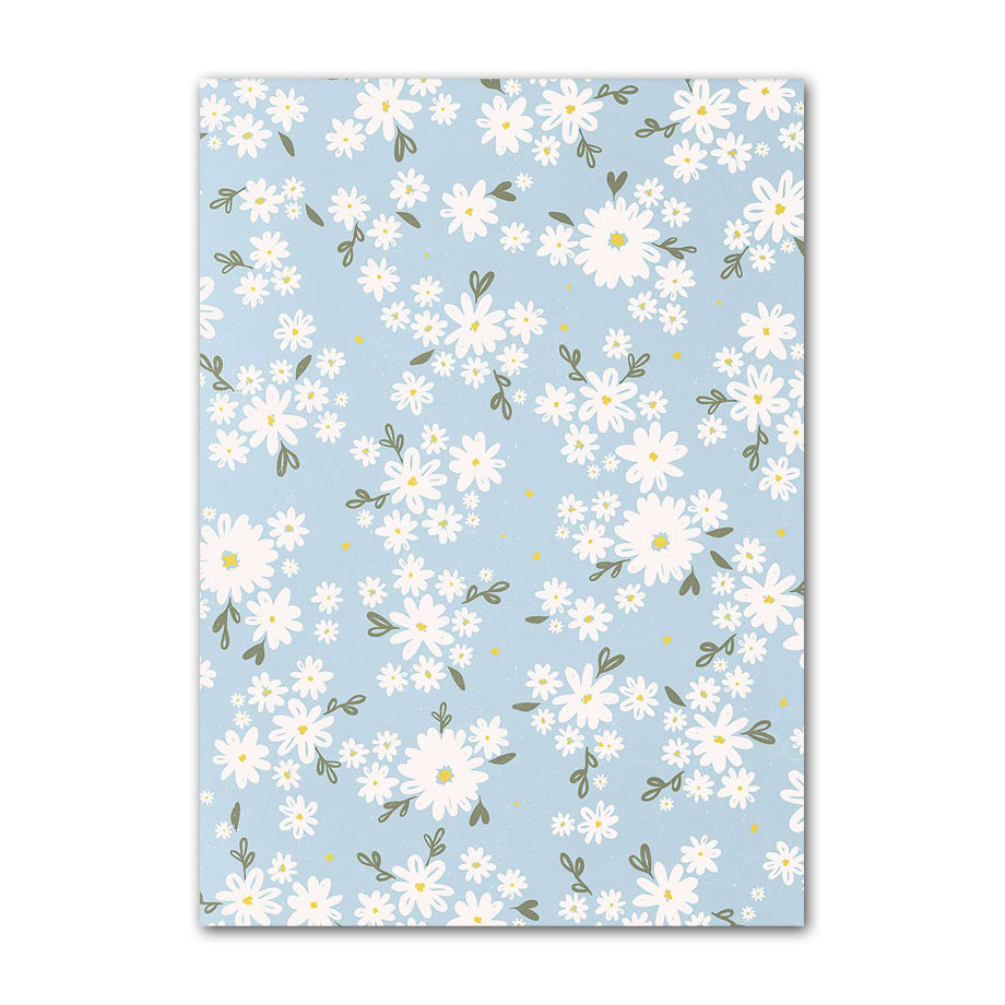 Pastel Aesthetic Canvas Wall Art - Cute Handmade Drawings for Home Decor, Bedroom, Living Room & Office