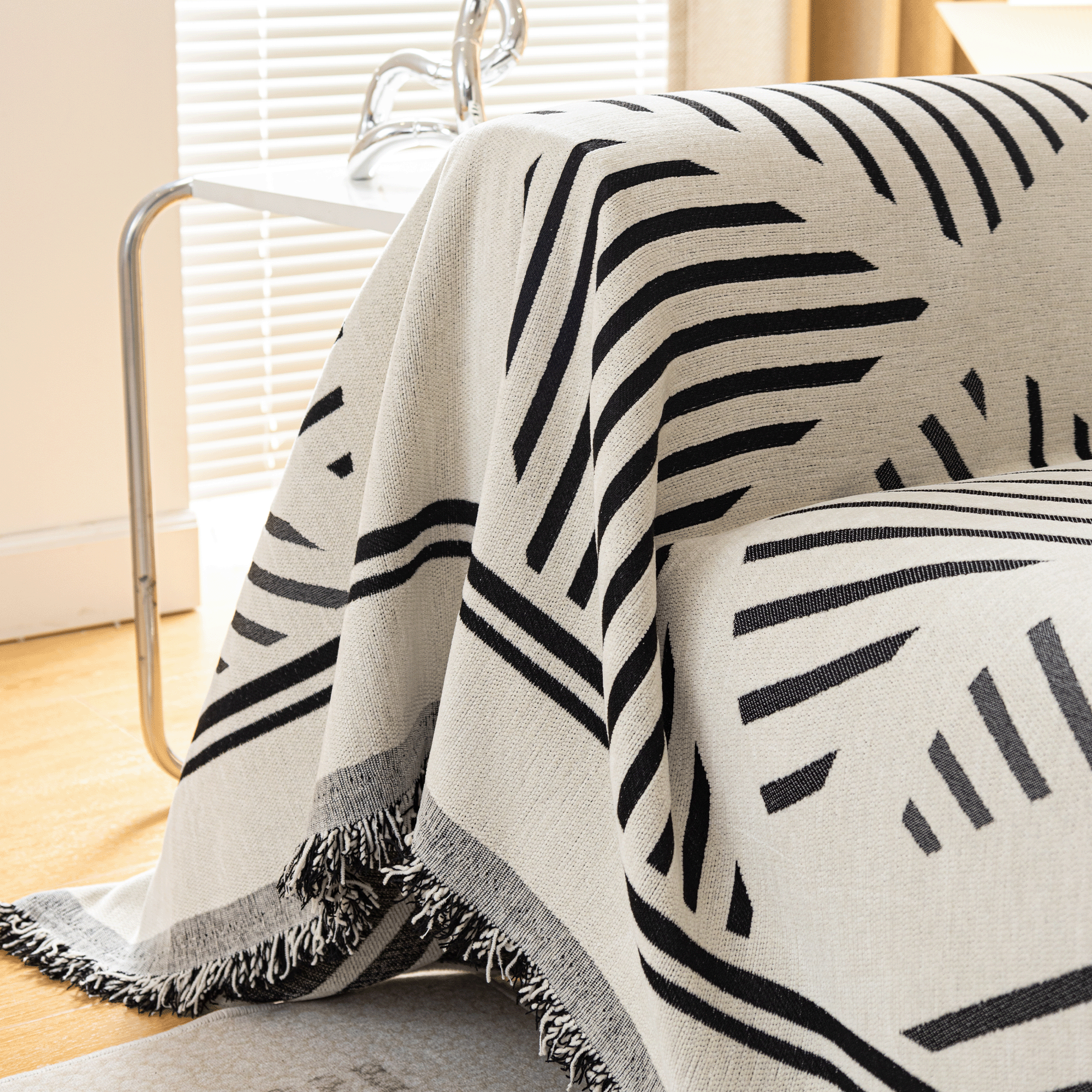 Vertex Vision Sofa Cover - Stretchable Furniture Protector for Couches, Chairs & Sectionals - Perfect for Pets, Kids & Everyday Use