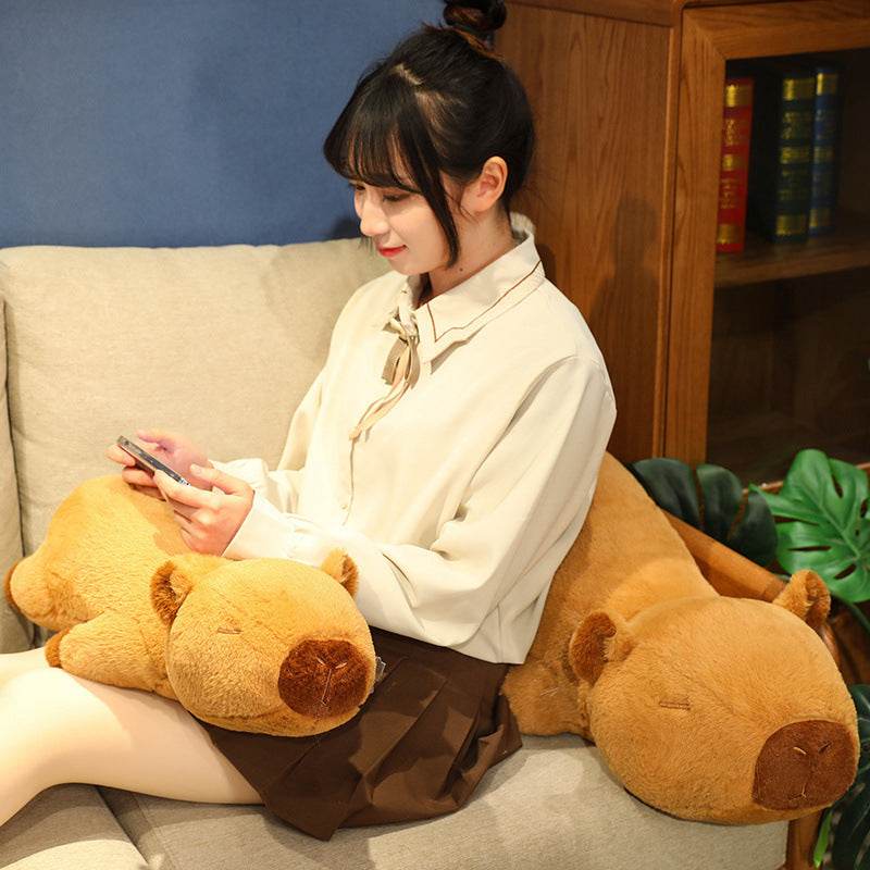 Cute Giant Capybara Plush Toy - Super Soft Squishy Stuffed Animal for Kids & Adults | Perfect for Cuddling, Room Decor, and Stress Relief
