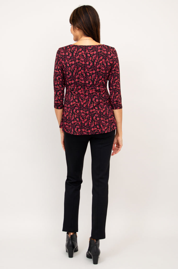 Kimmy Top - Floral Bamboo Blouse for Women | Breathable & Comfortable Summer Wear | Perfect for Beach, Vacation & Casual Outings