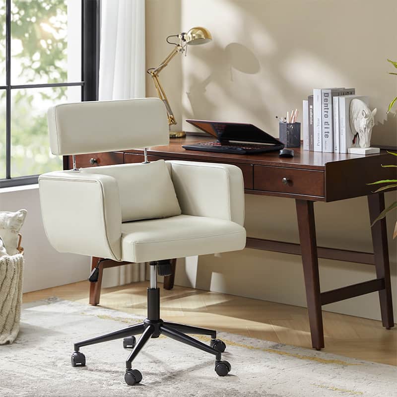 Sabina Ergonomic Office Chair with Adjustable Lumbar Support - Comfortable Computer Desk Chair for Home & Workspace - Perfect for Long Hours Sitting, Gaming & Remote Work