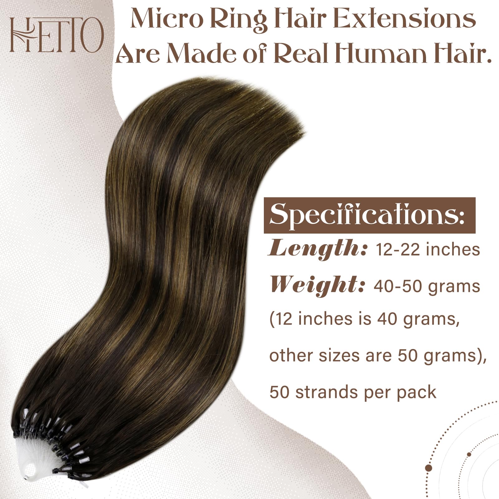 Hetto Microlink Hair Extensions 16
