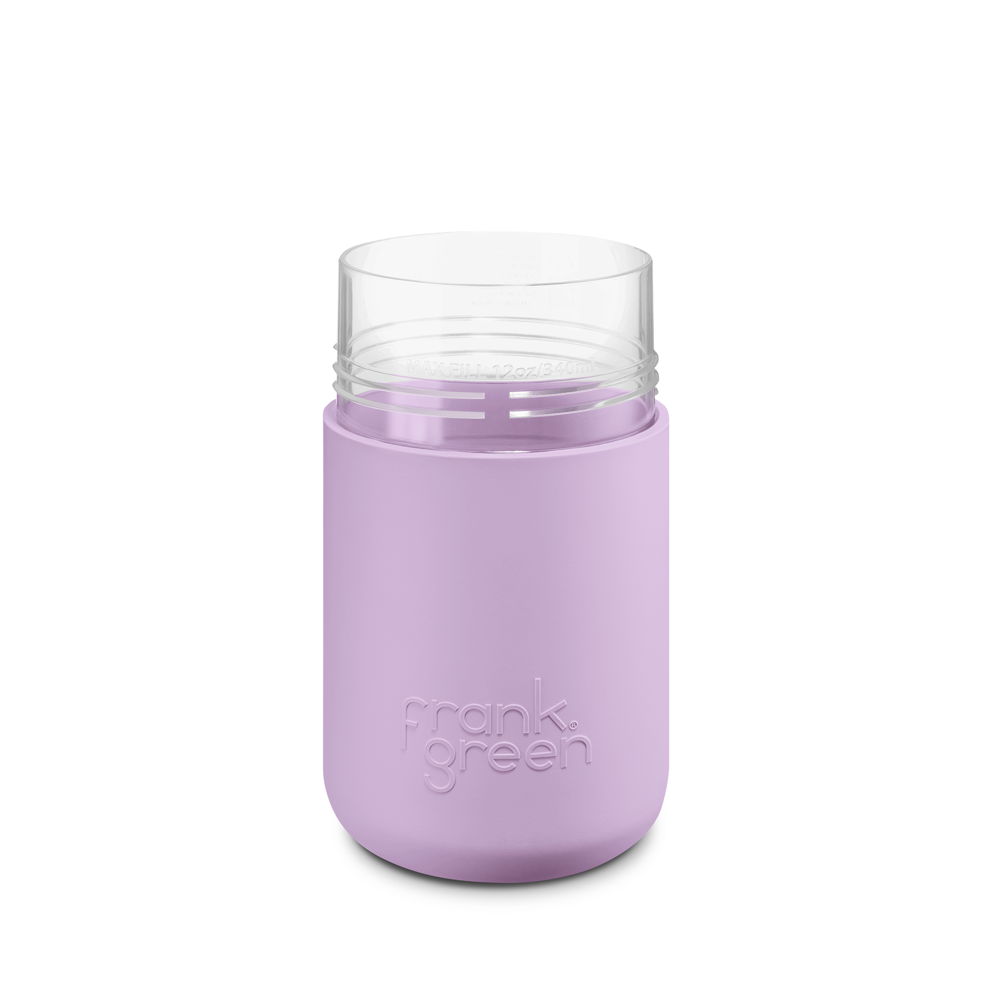 12oz (340ml) Original Reusable Cup Base - Durable & Eco-Friendly Coffee Mug for Home, Office, Travel & Outdoor Activities