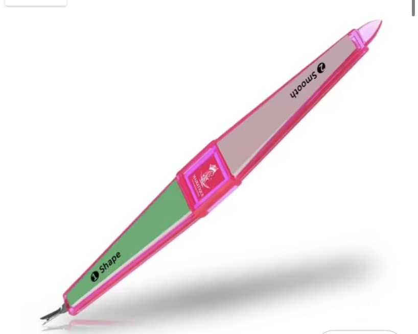Bajaj Beauty 4-Sided Nail Buffer, Cuticle Trimmer & Pusher Set - Professional Manicure Pedicure Kit (Pack of 2) for Salon & Home Nail Care